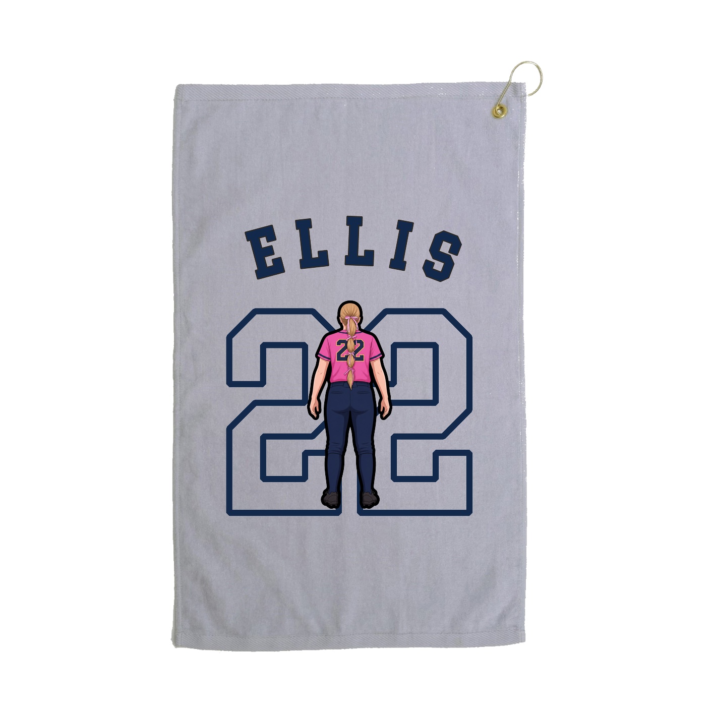 Golf Towel — Shirsey Arch in Grey