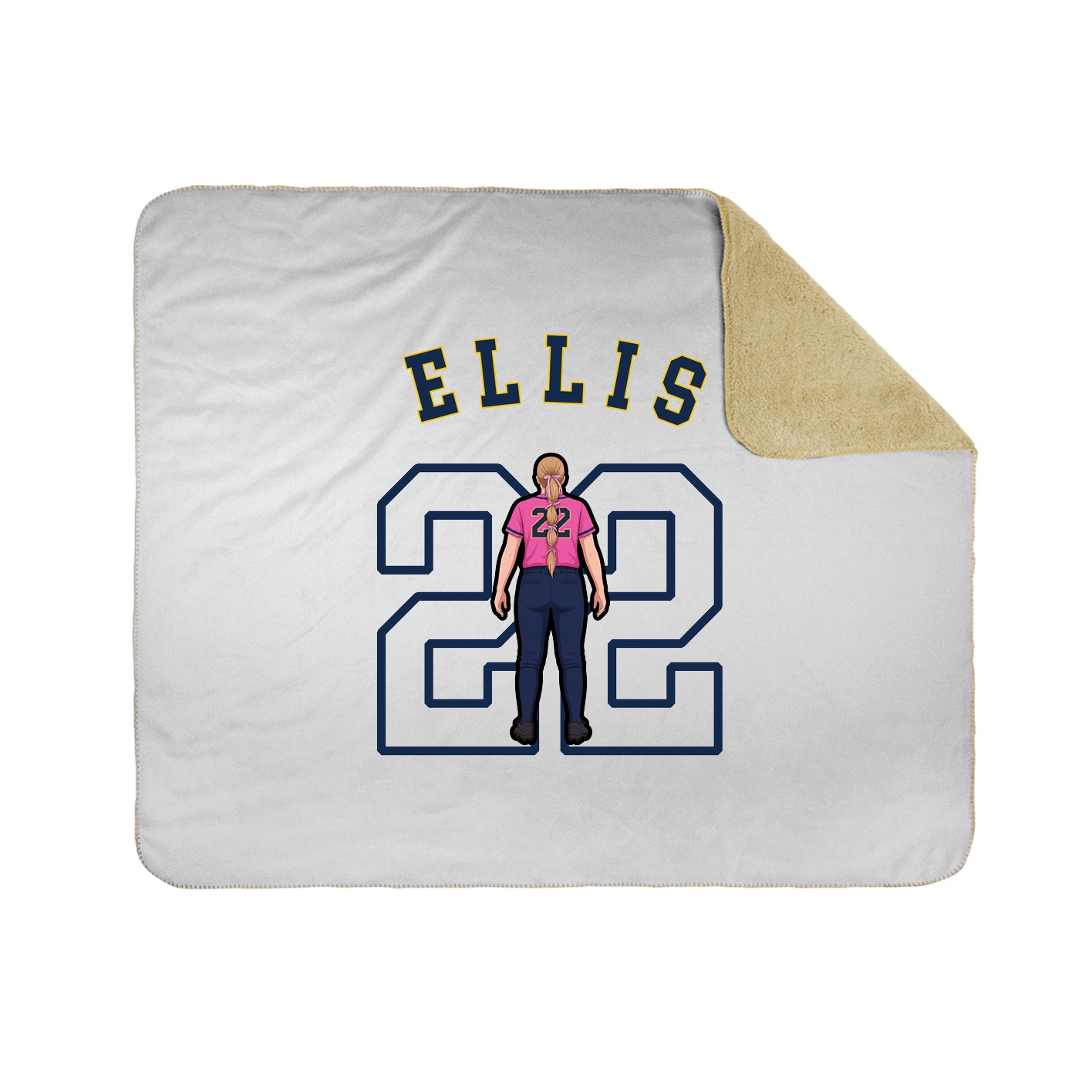 Throw Blanket — Shirsey Arch in White