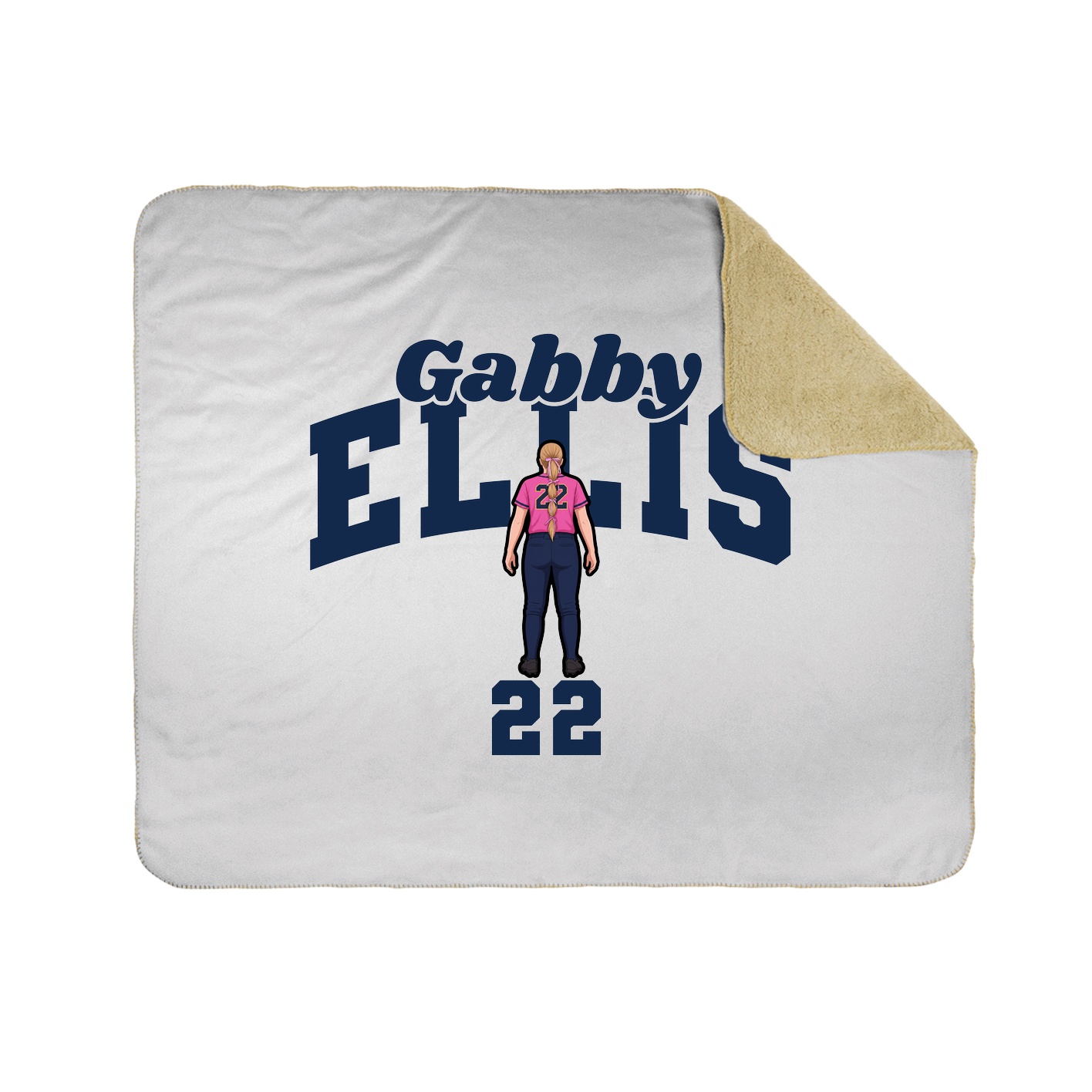 Throw Blanket — Signature Arch in White