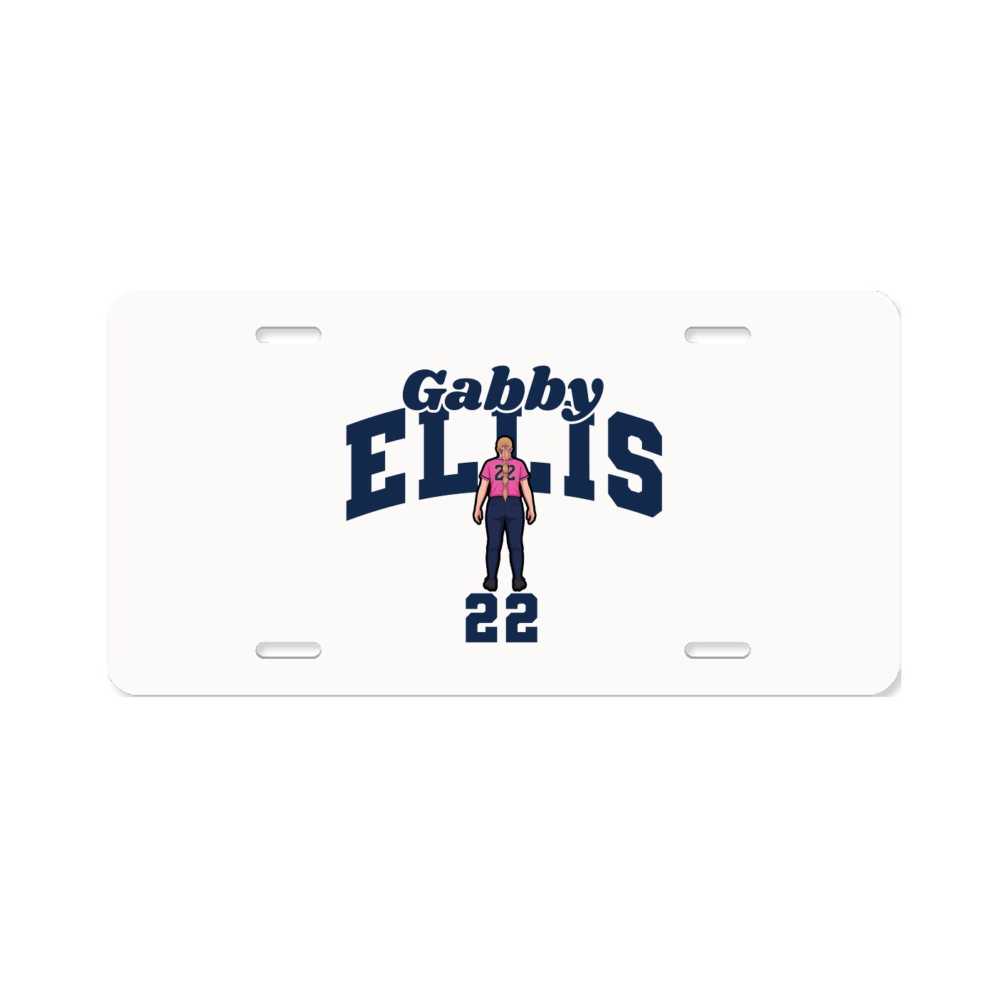 License Plate — Signature Arch in Classic