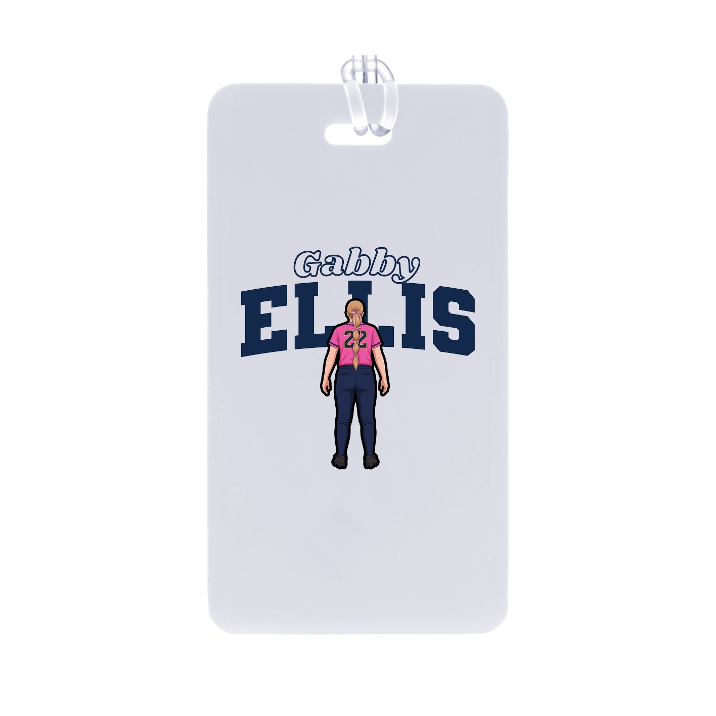 Bag Tag — Name Arch in Classic