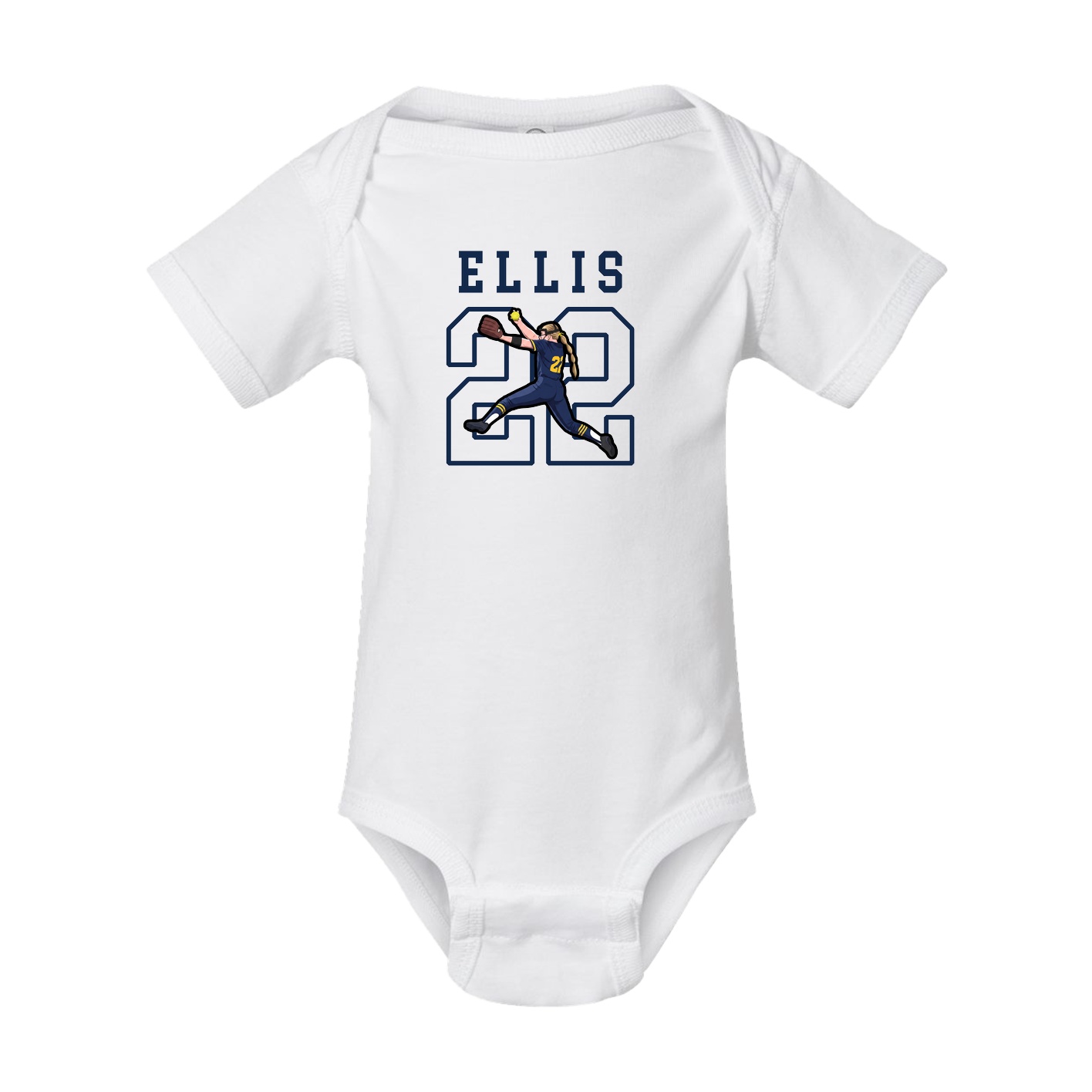 Baby Onesie — Shirsey in White