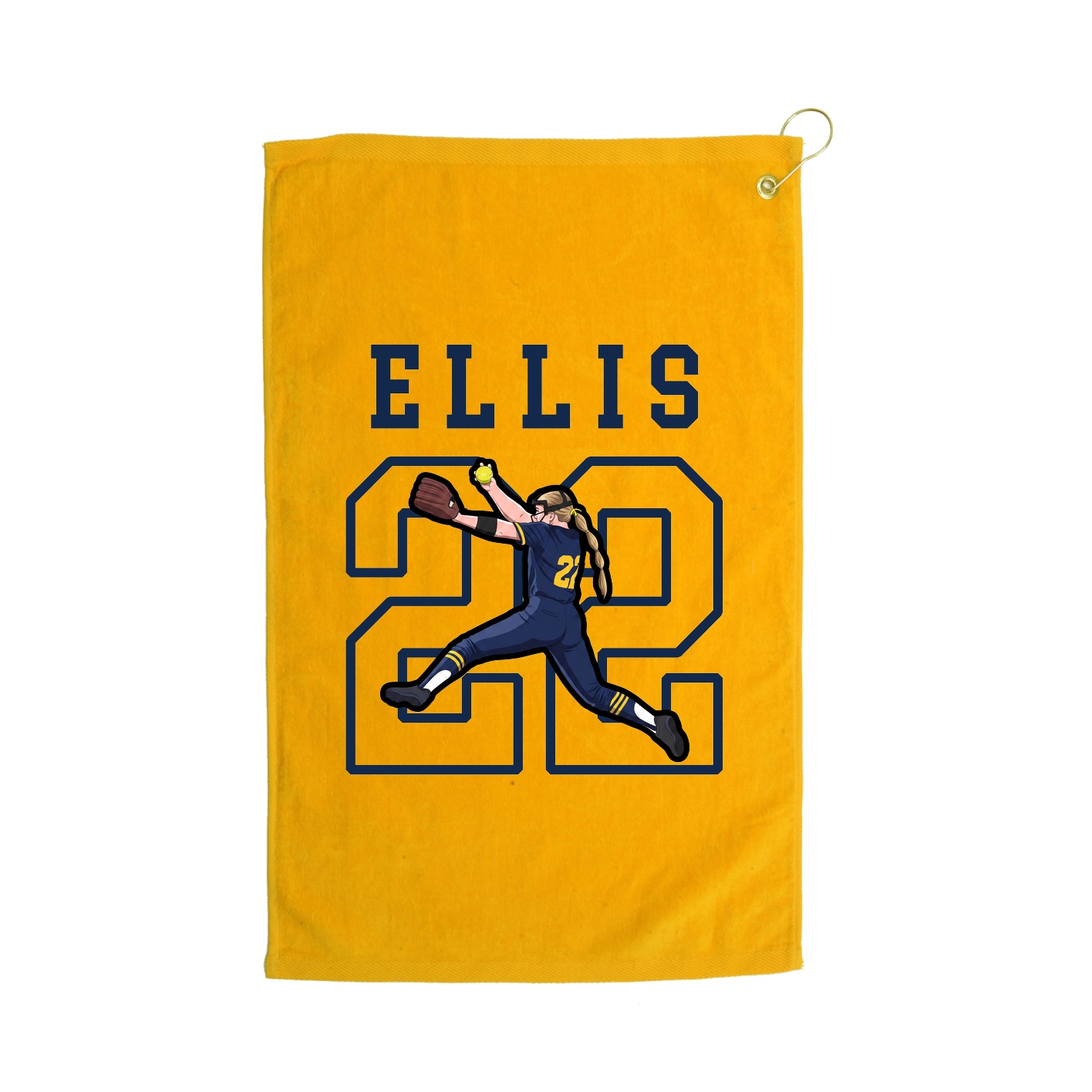 Golf Towel — Shirsey in Gold