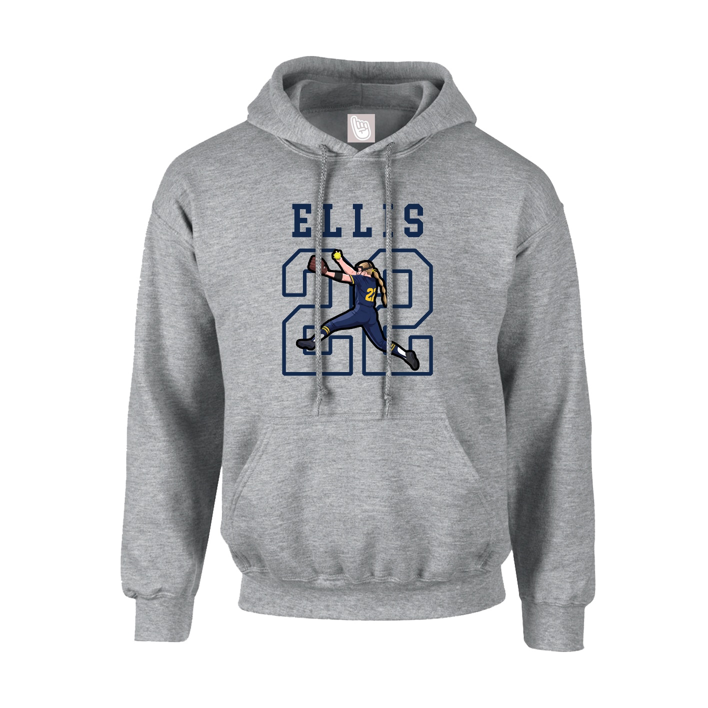 Hoodie — Shirsey in Grey