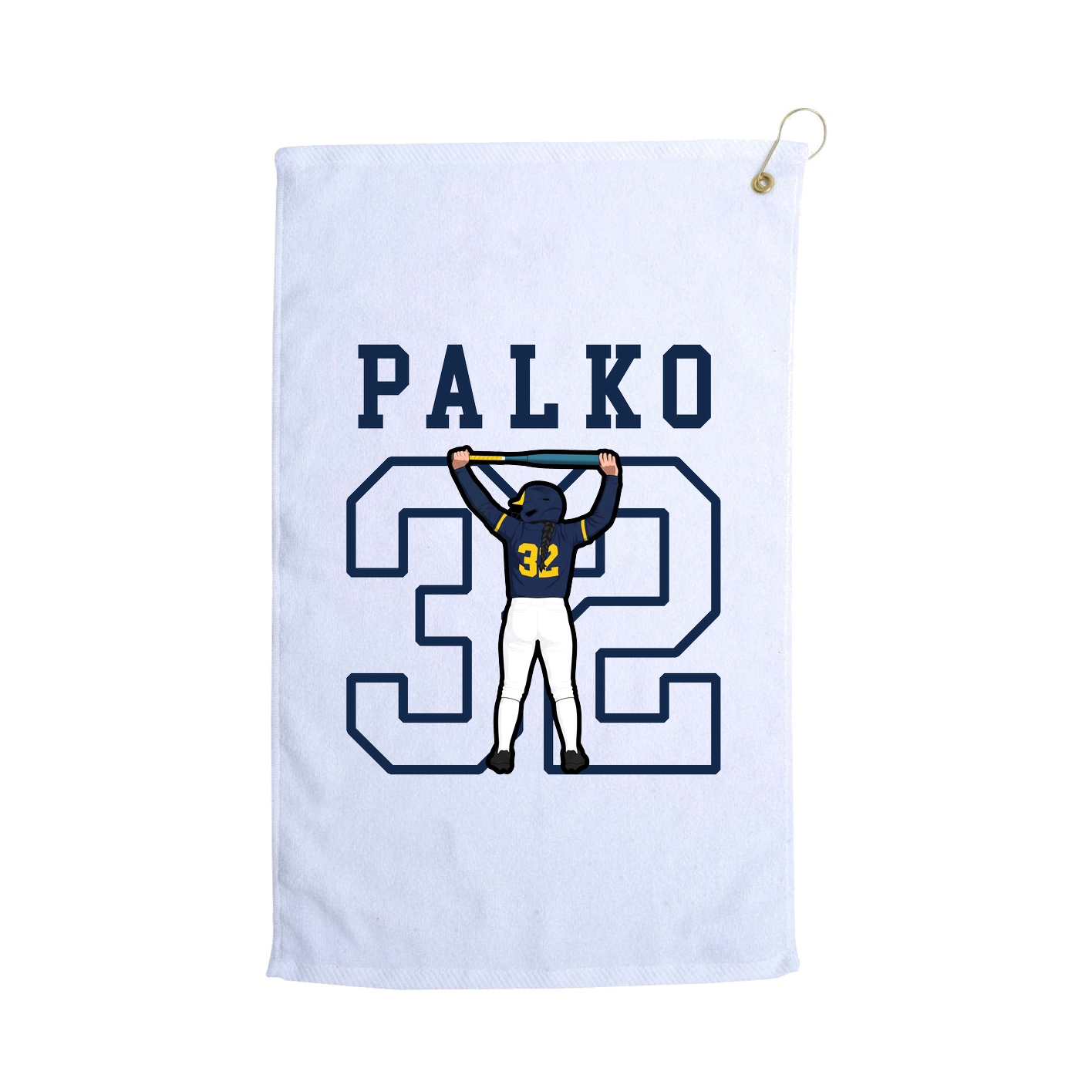Golf Towel — Shirsey in White