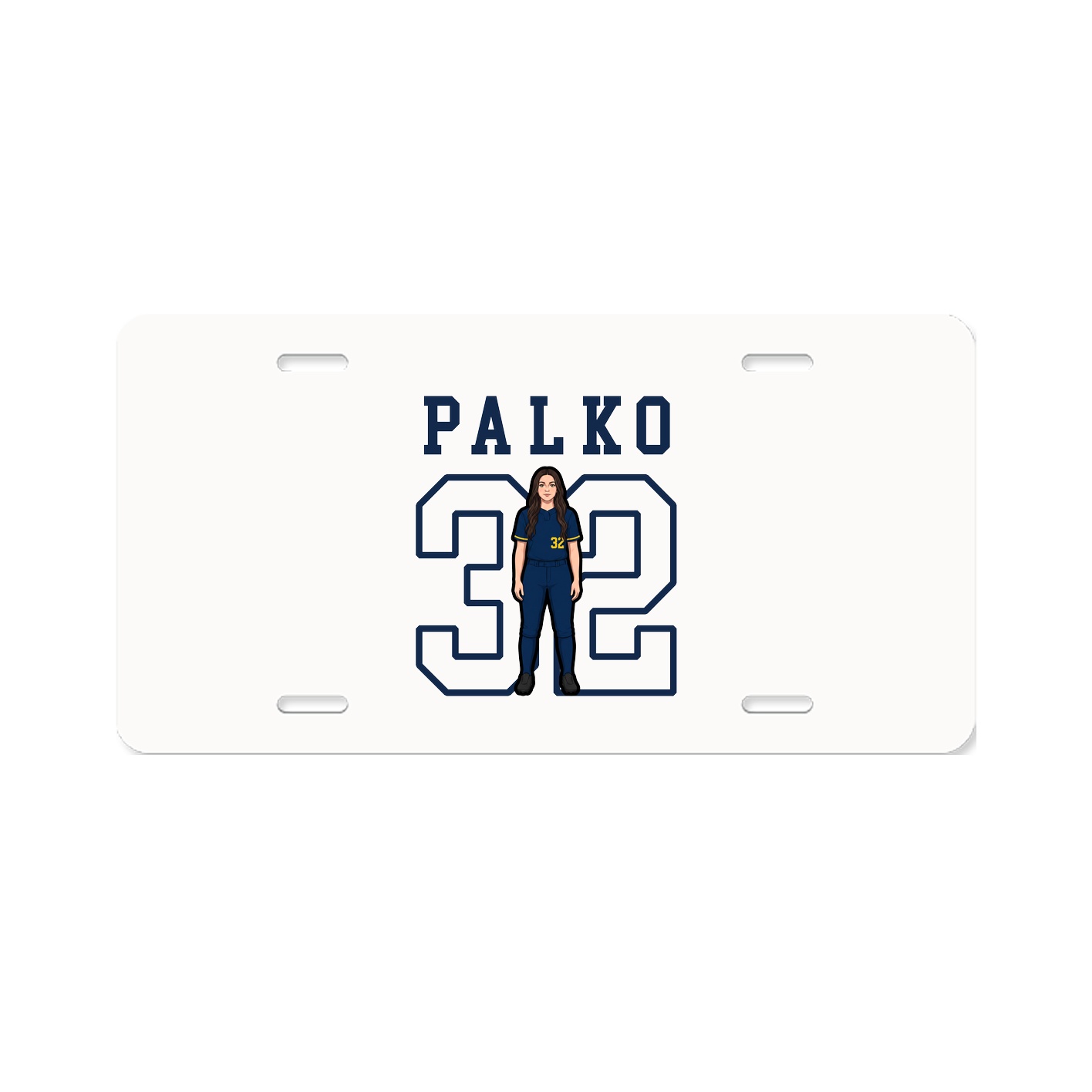License Plate — Shirsey in Classic