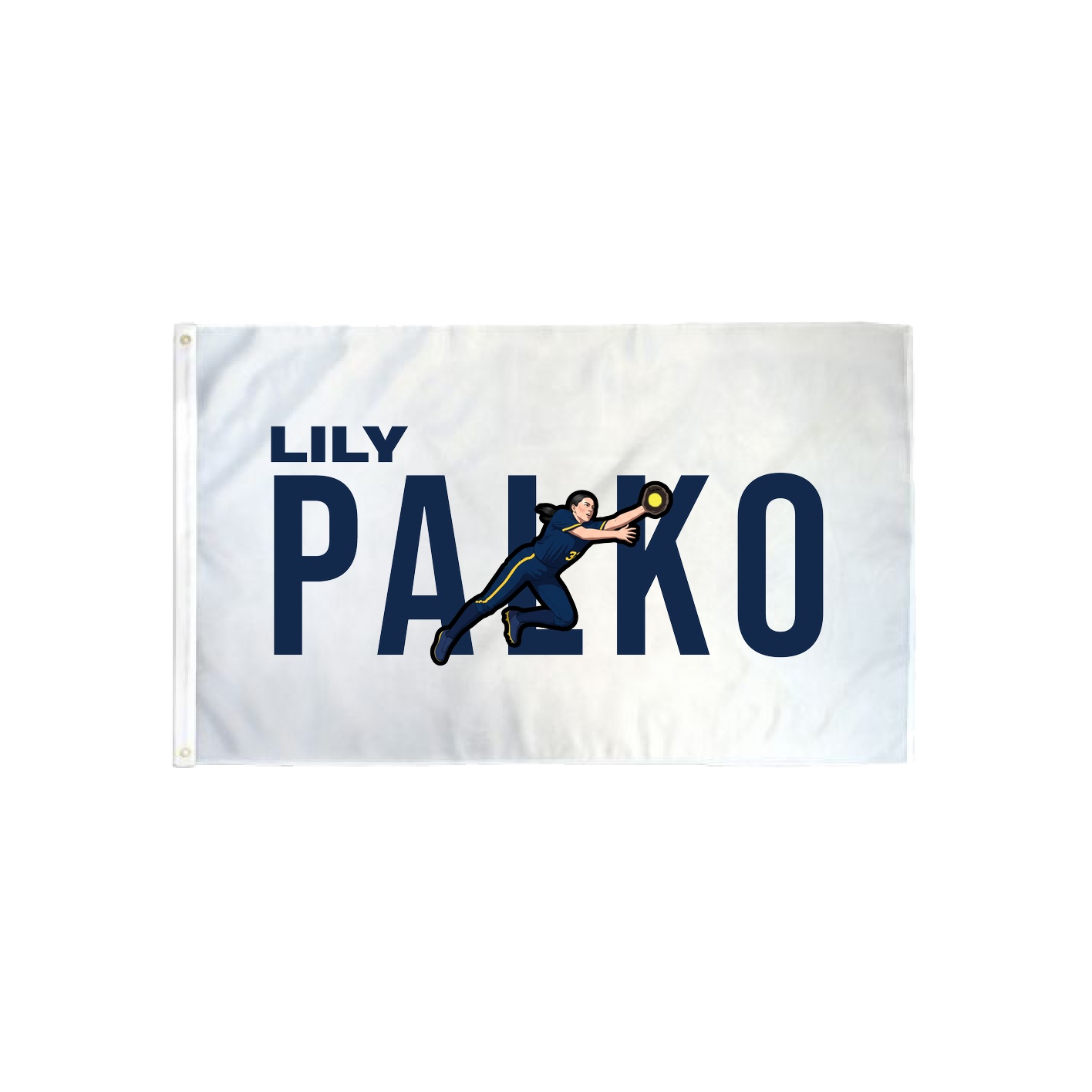3x5 Flag — Player Name in Classic