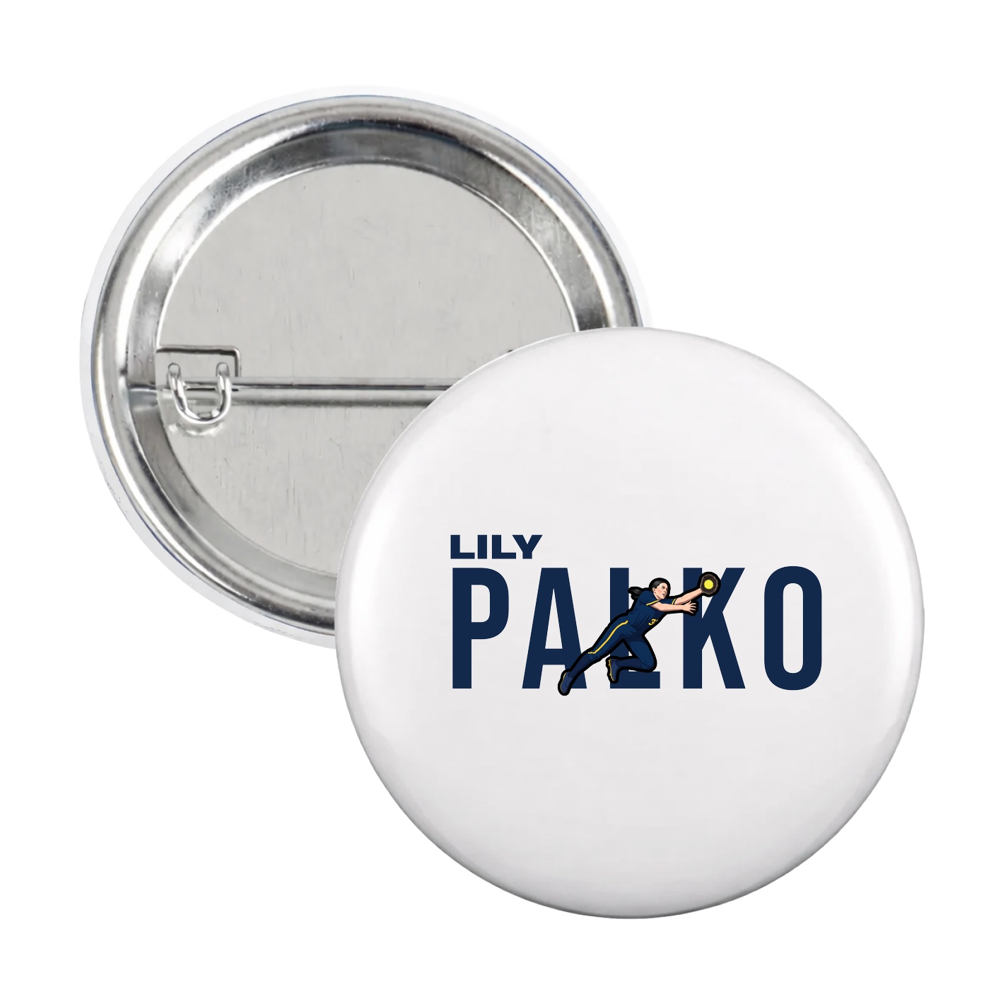 Game Day Button — Player Name in White