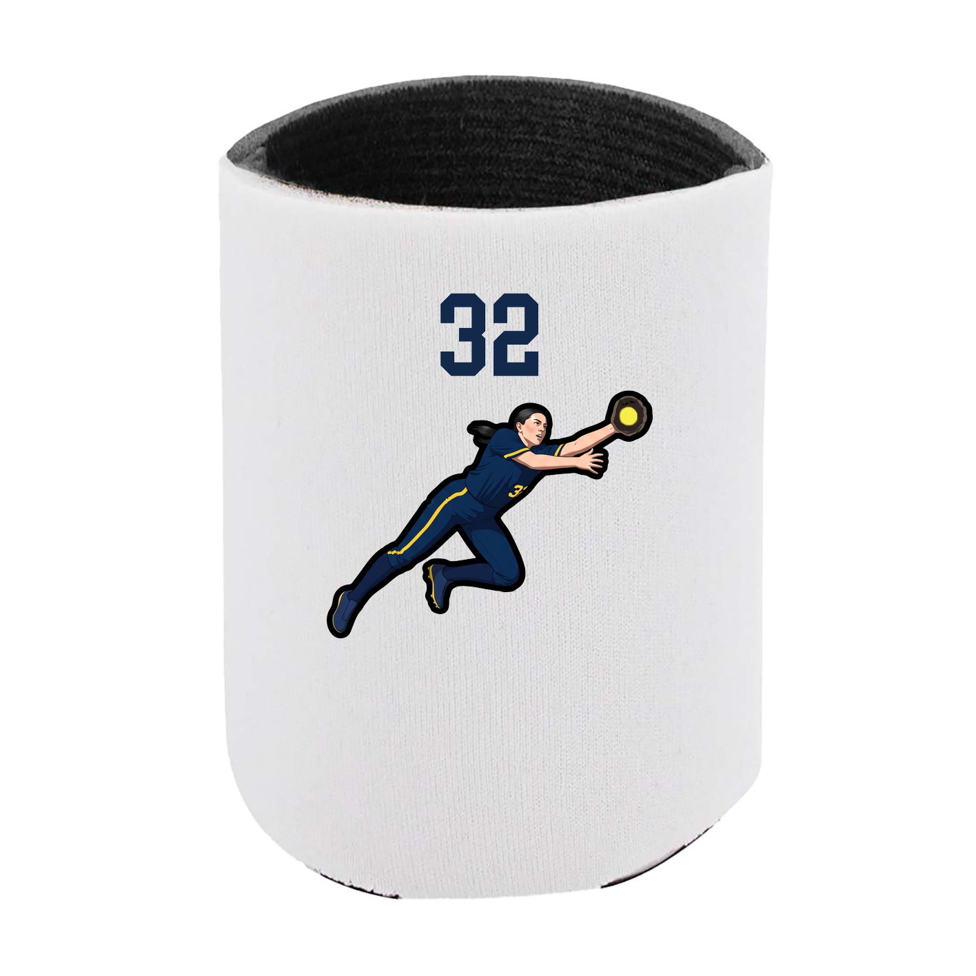 Can Holder — Number Top in White