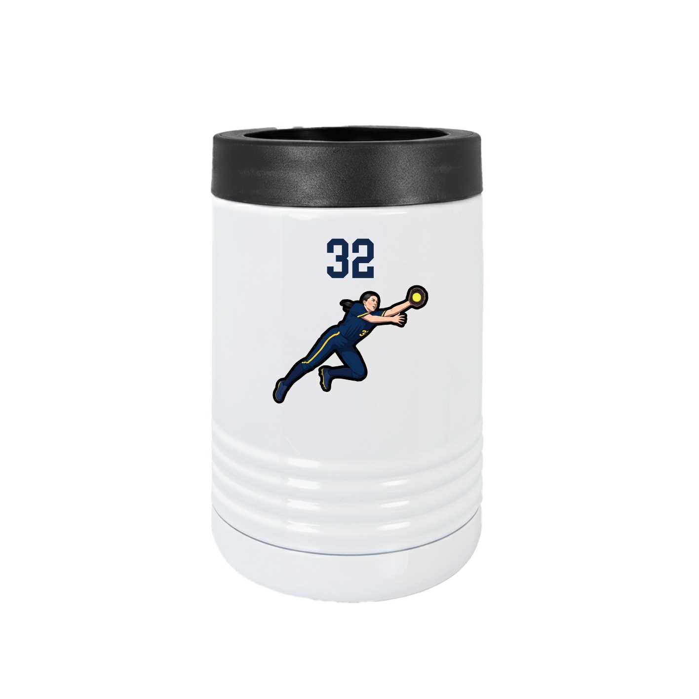 Beverage Holder — Number Top in White