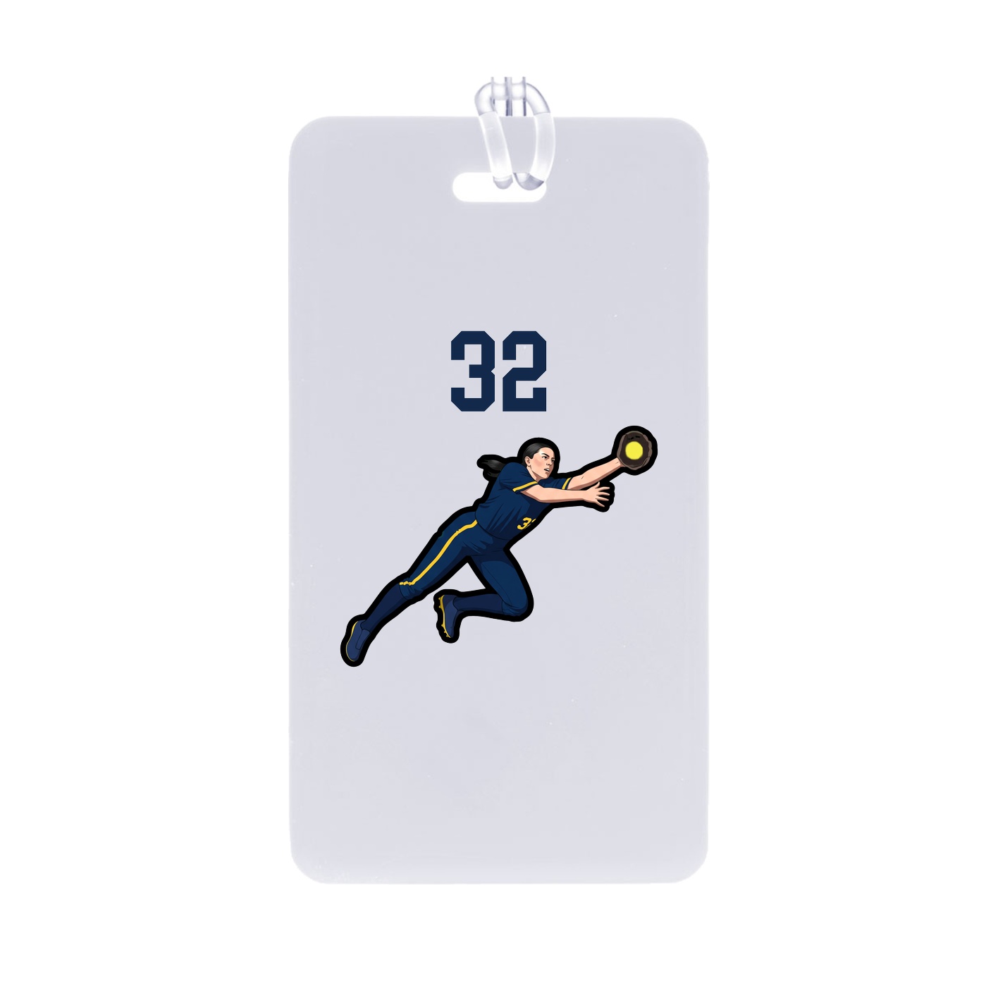Bag Tag — Number Top in Classic
