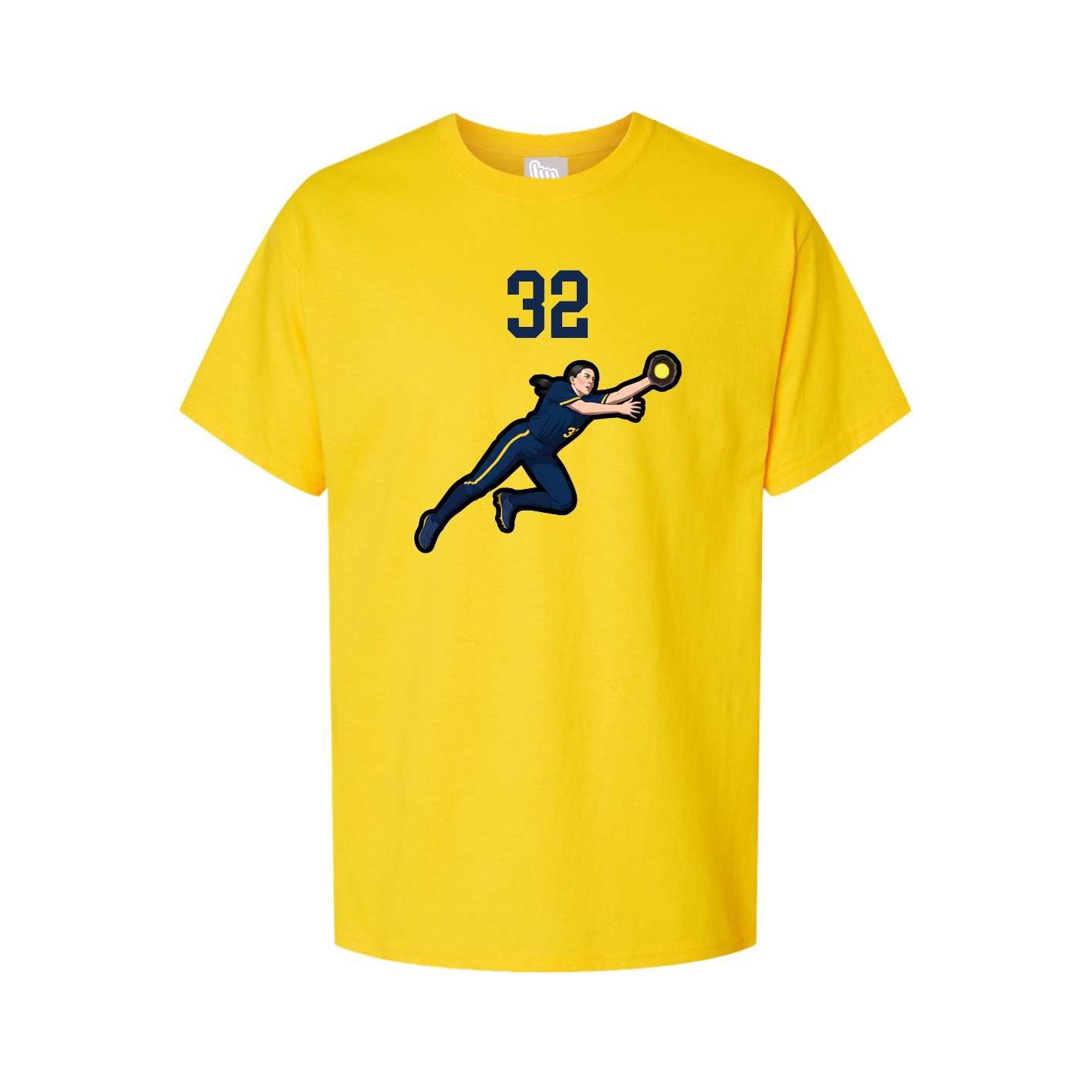 Tee — Number Top in Gold