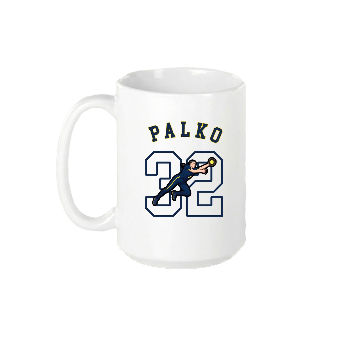 15oz Coffee Mug — Shirsey Arch in White