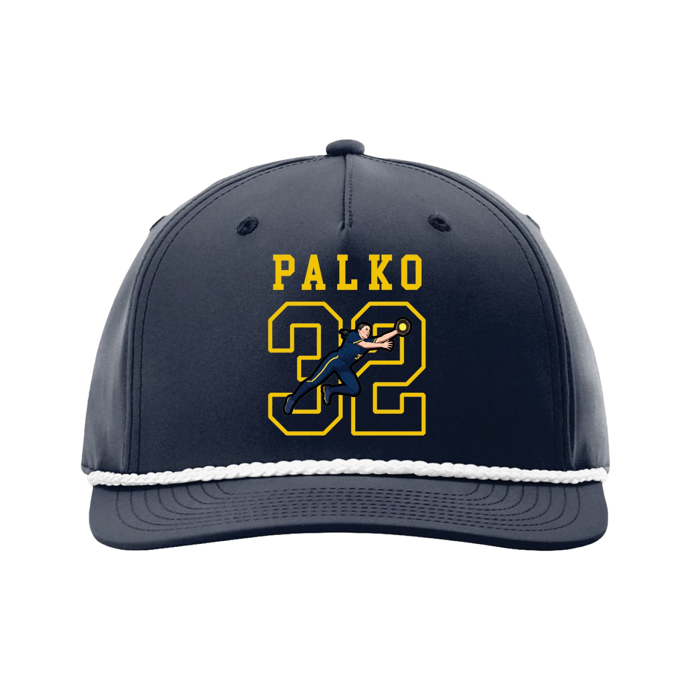 Five-Panel Classic Rope Cap — Shirsey in Navy