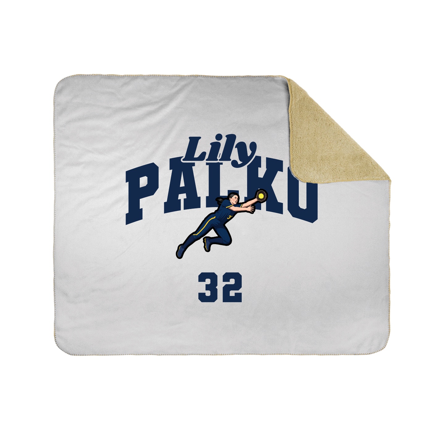 Throw Blanket — Signature Arch in White