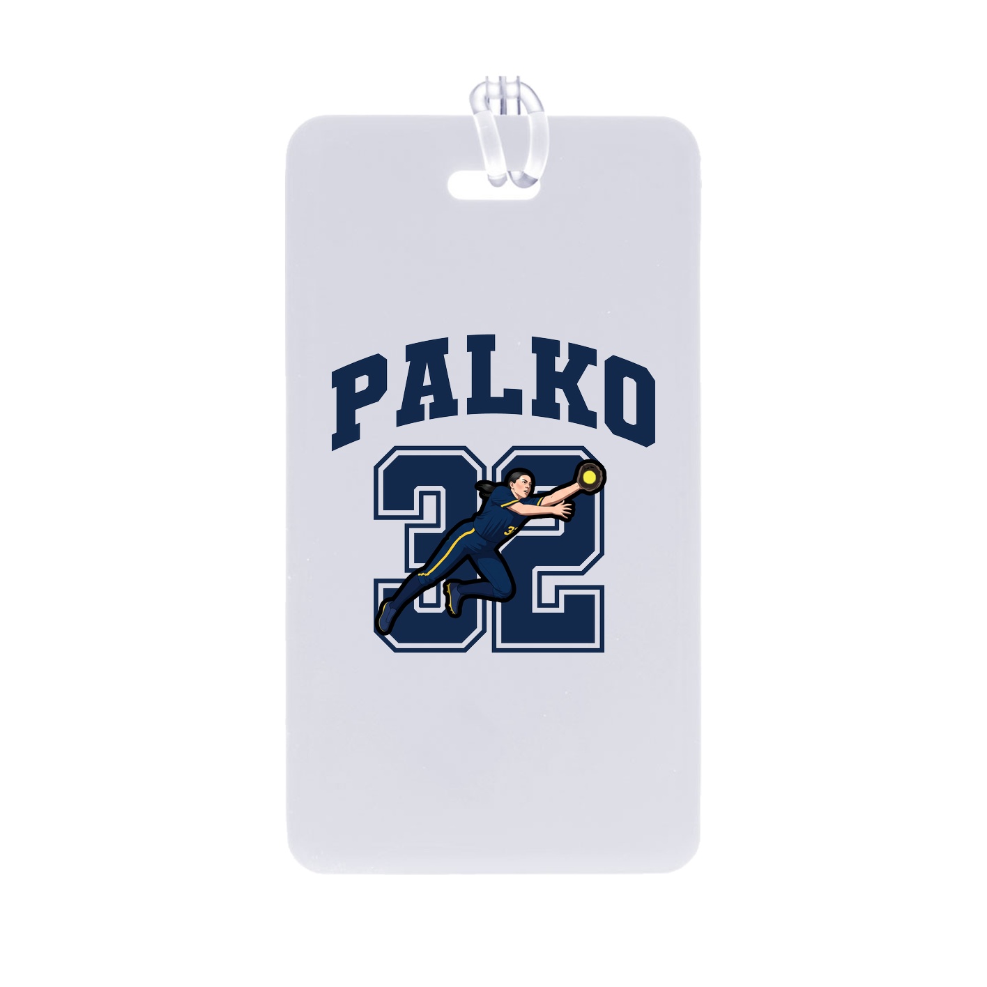 Bag Tag — Number in Classic