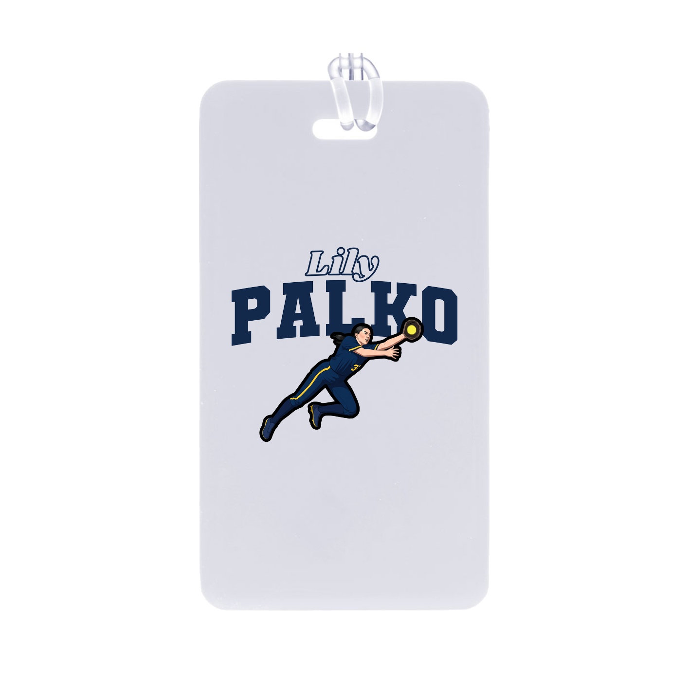 Bag Tag — Name Arch in Classic