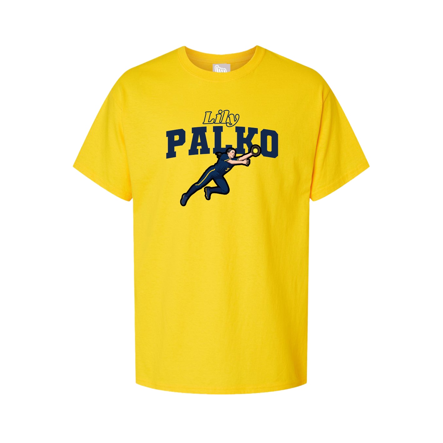 Youth Tee — Name Arch in Gold