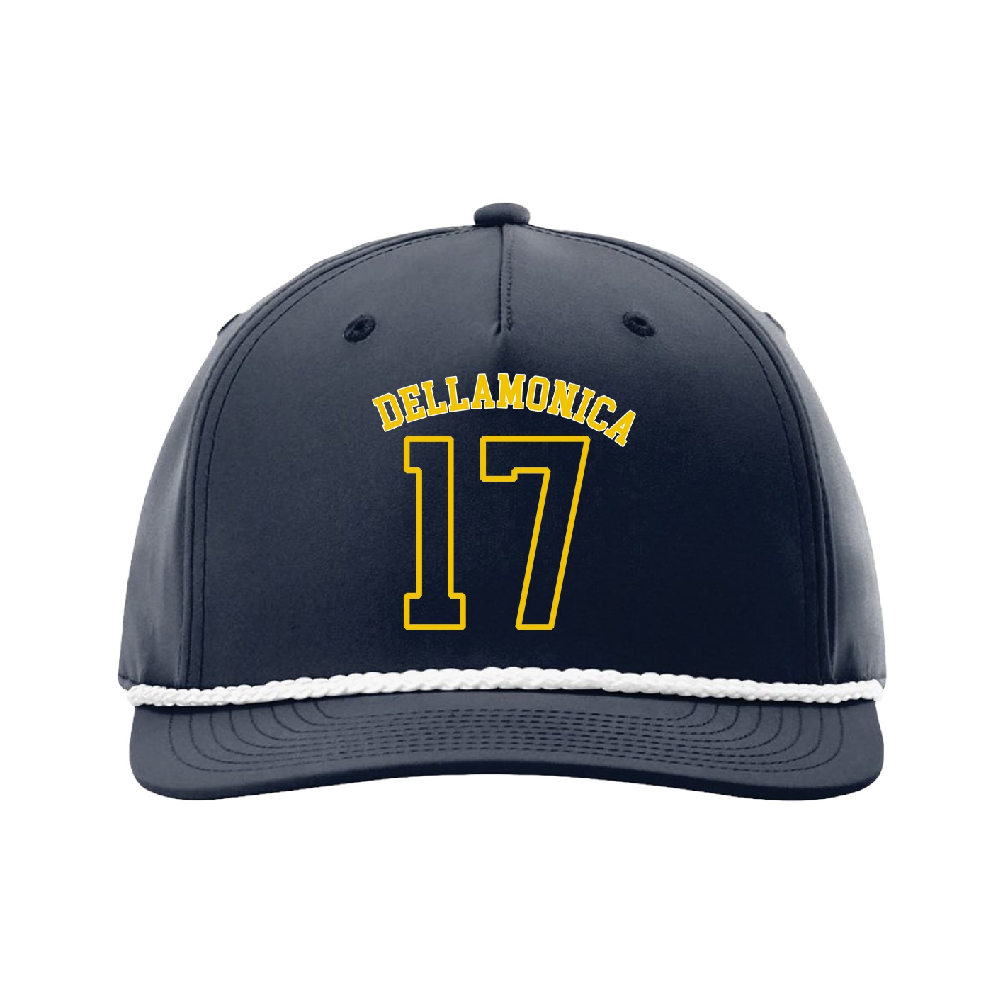 Five-Panel Classic Rope Cap — Shirsey Arch in Navy