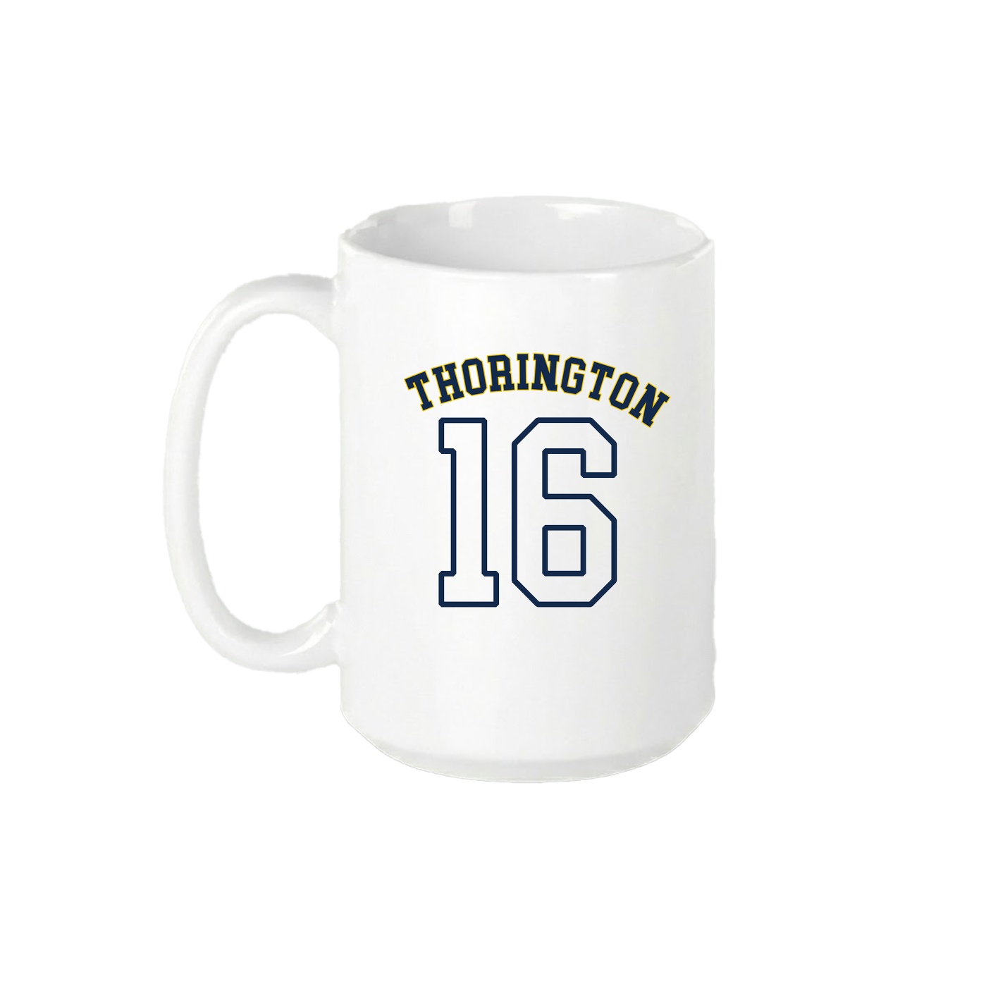 15oz Coffee Mug — Shirsey Arch in White