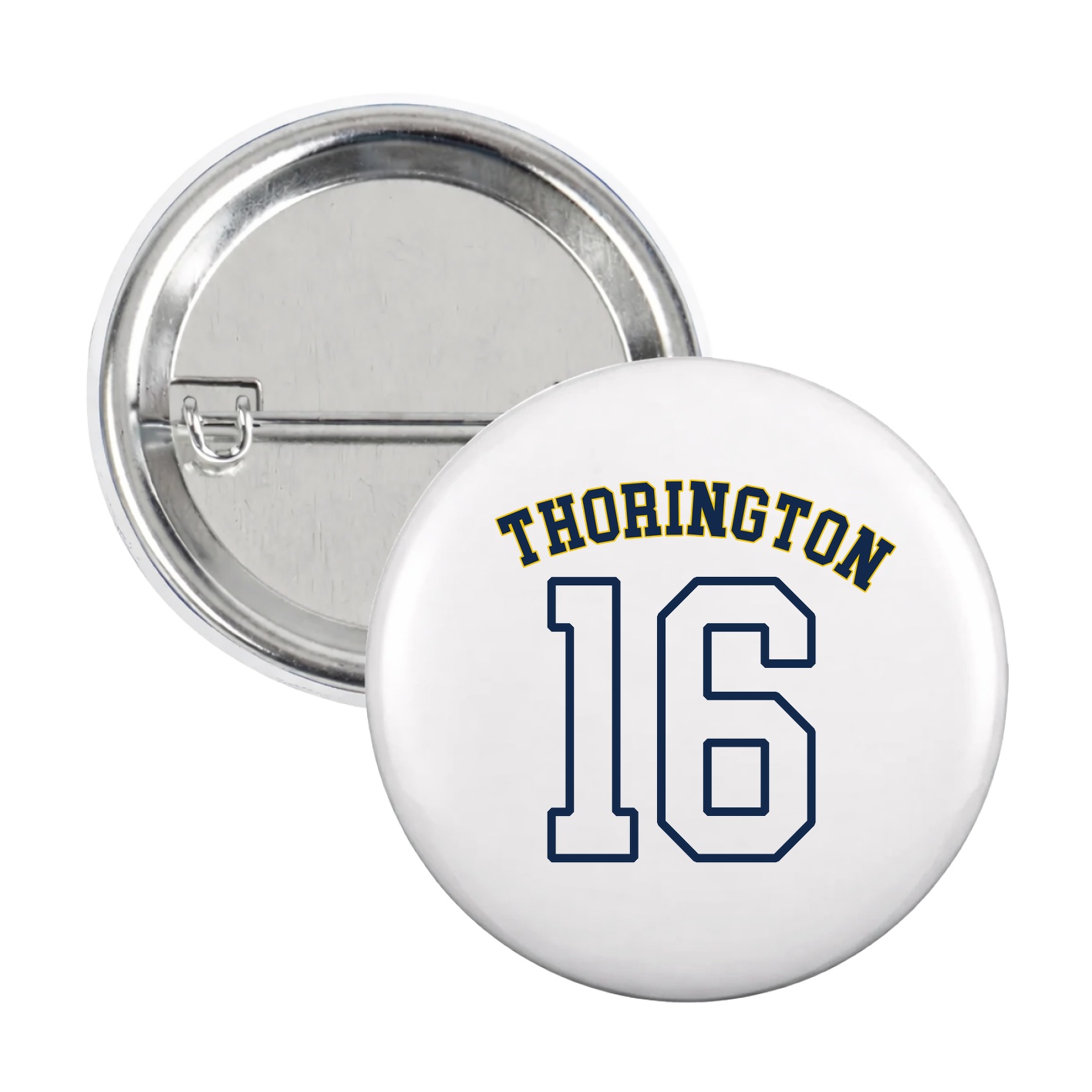 Game Day Button — Shirsey Arch in White