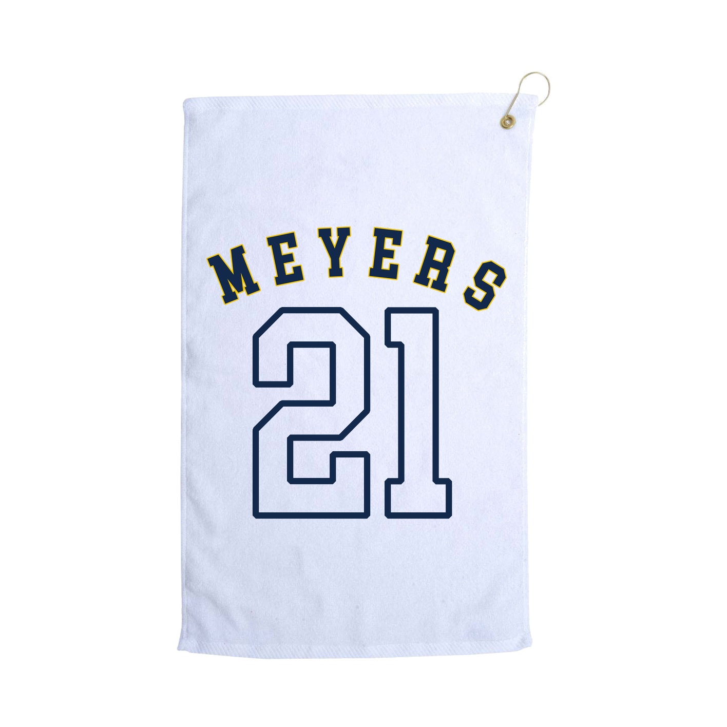 Golf Towel — Shirsey Arch in White