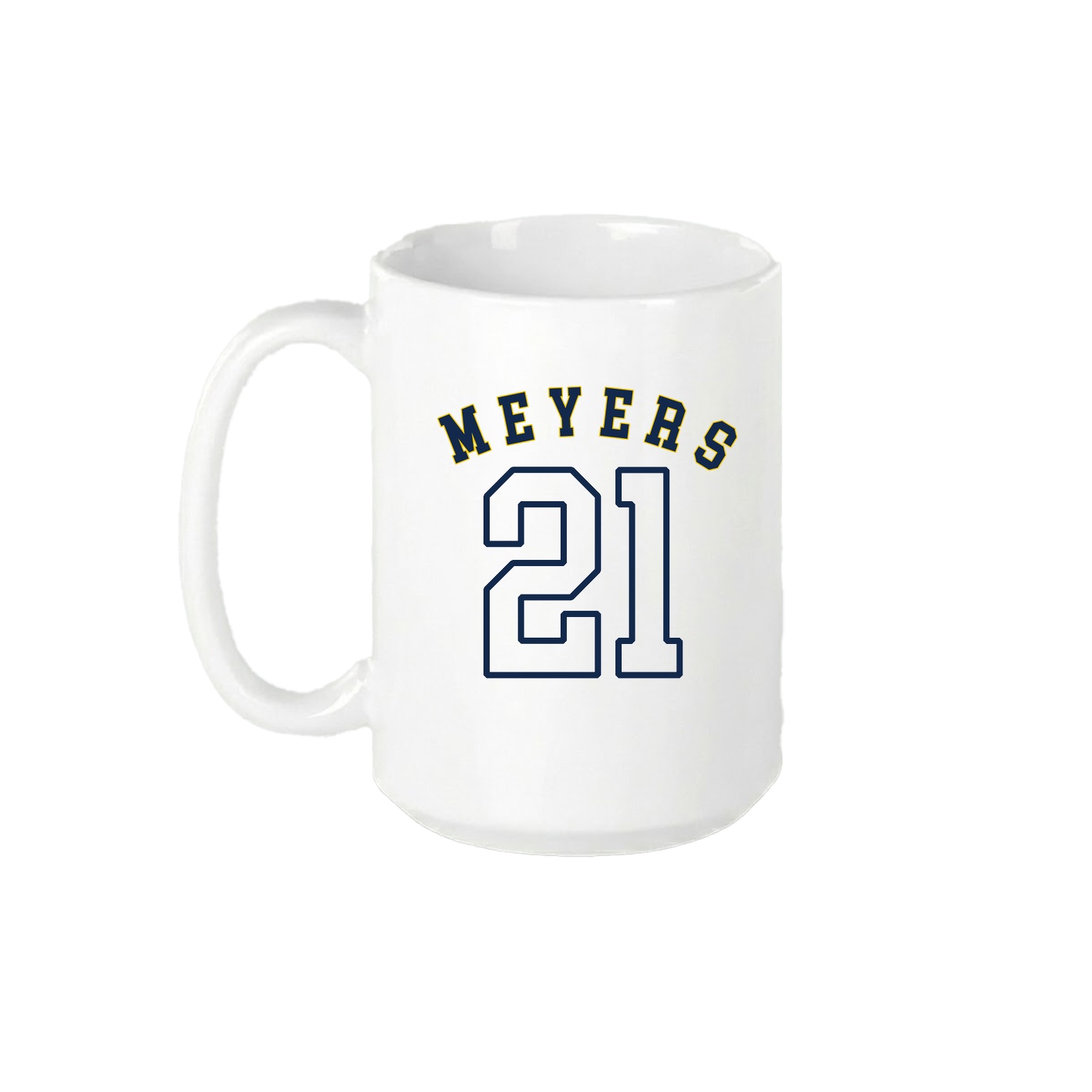 15oz Coffee Mug — Shirsey Arch in White