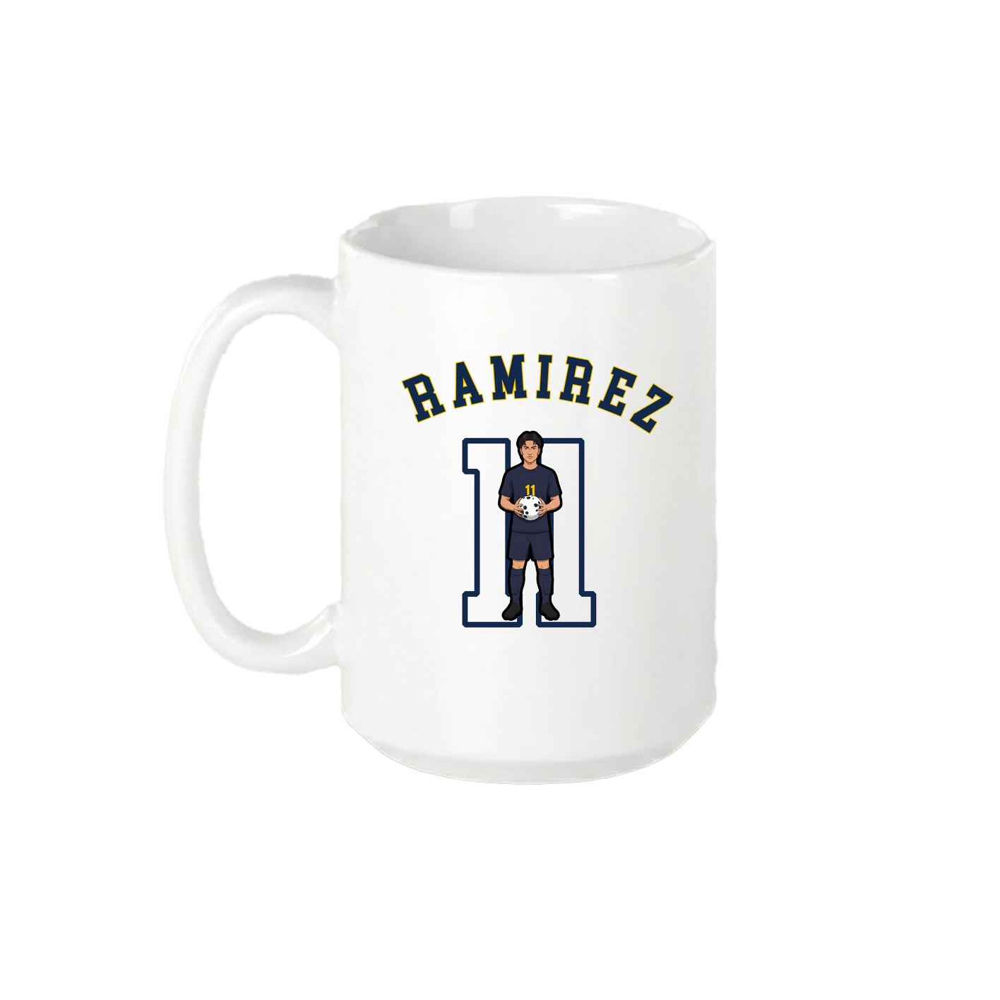 15oz Coffee Mug — Shirsey Arch in White