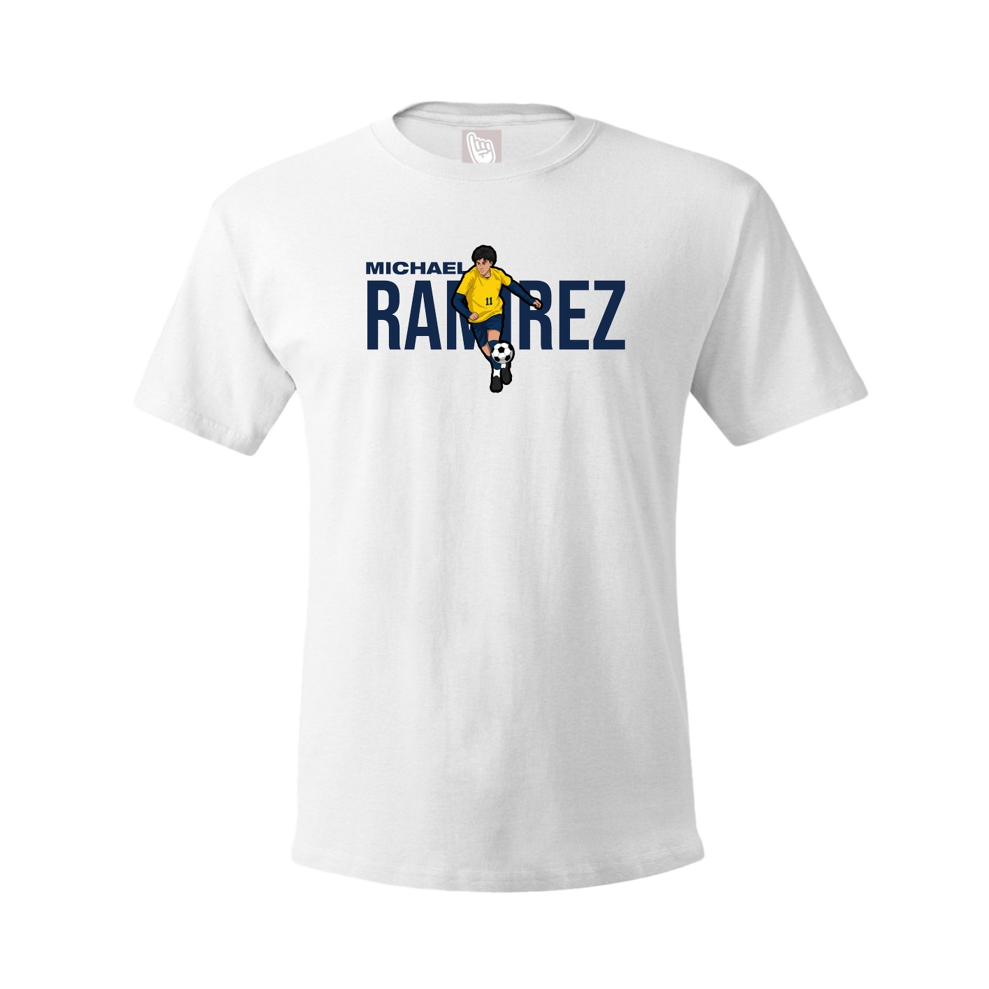 Youth Tee — Player Name in White