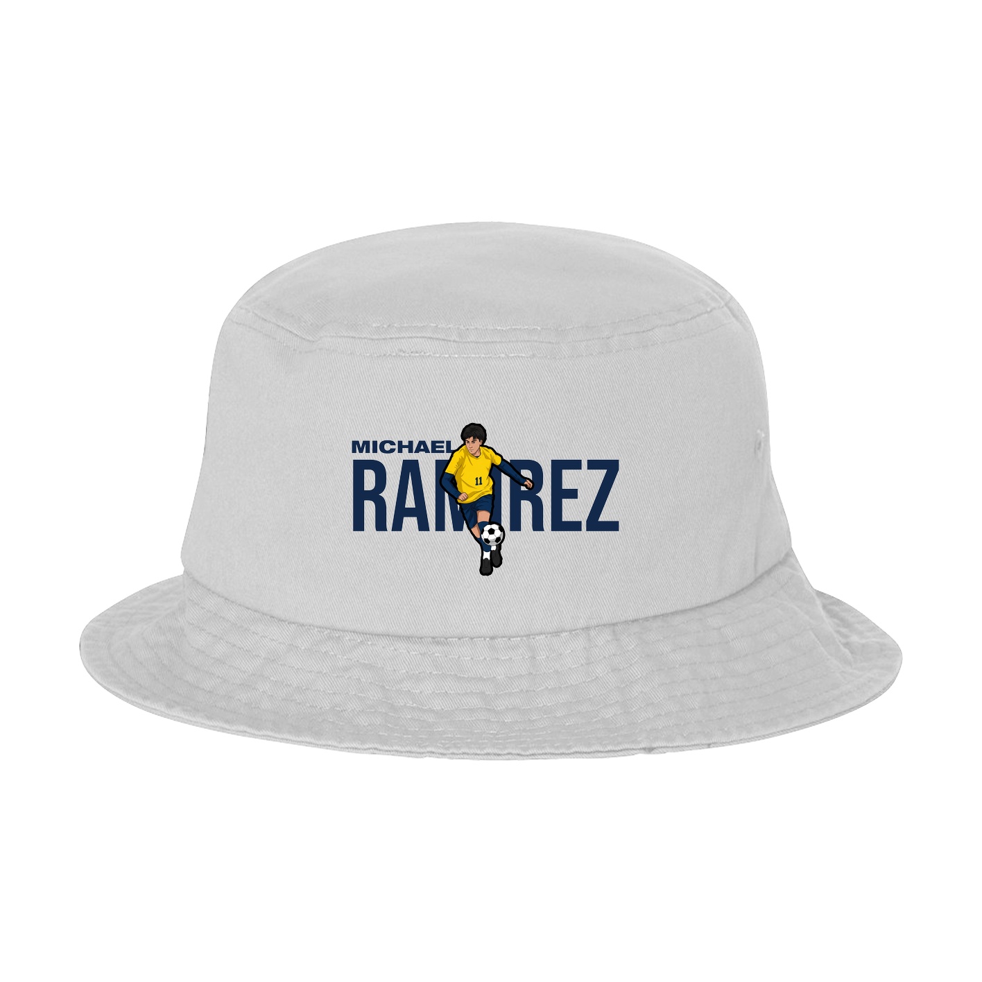 Bucket Cap — Player Name in White