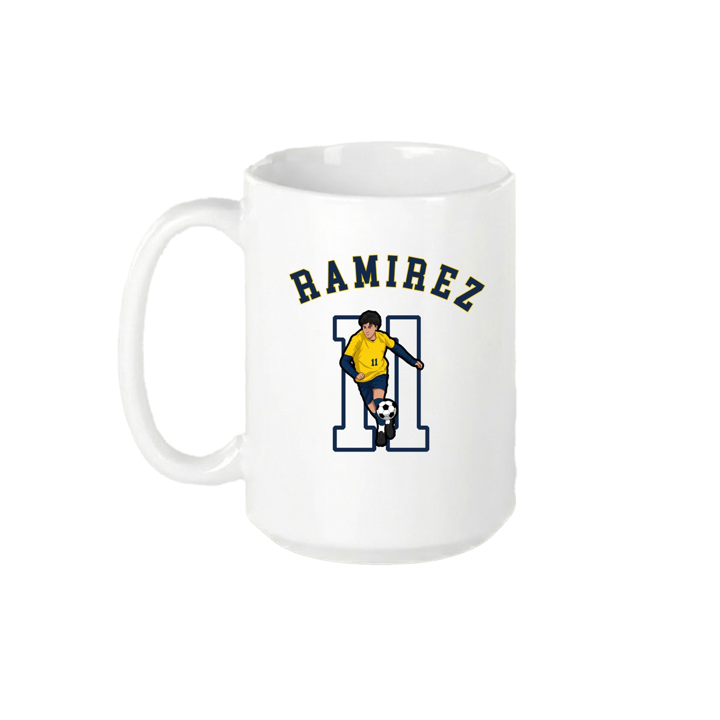 15oz Coffee Mug — Shirsey Arch in White