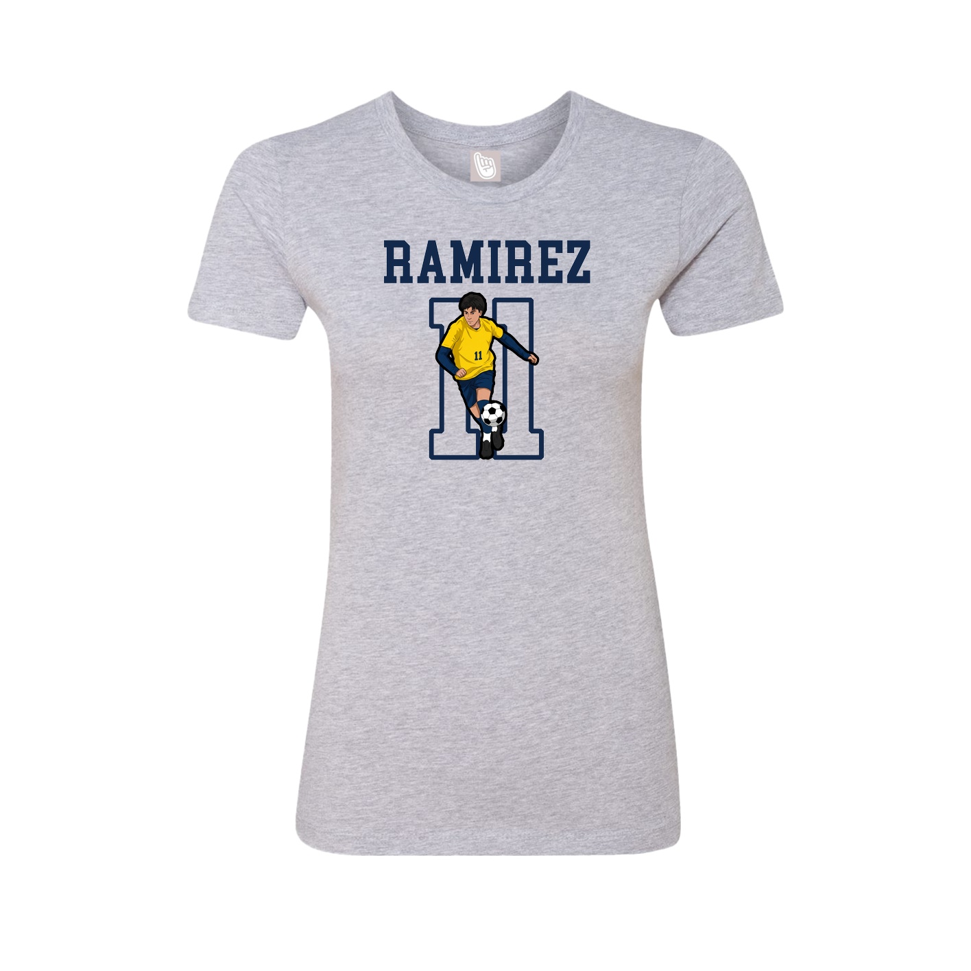 Fitted Women's Tee — Shirsey in Grey