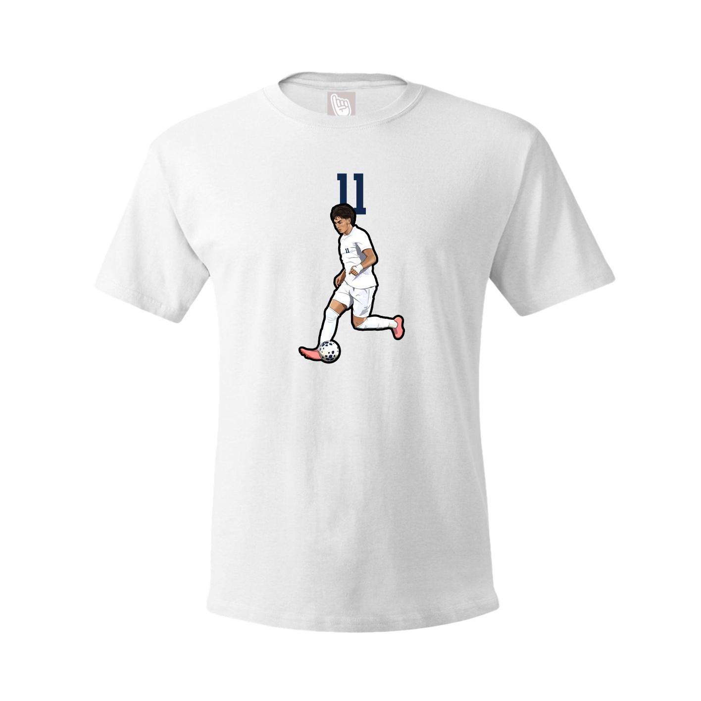 Tee — Number Top in White