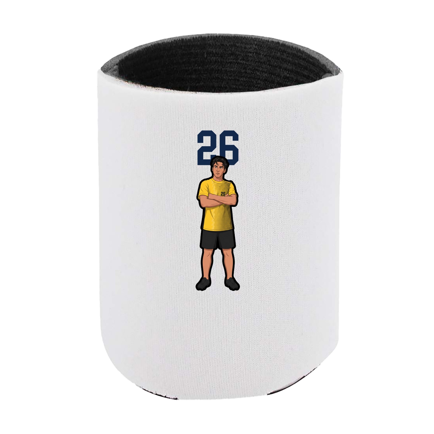 Can Holder — Number Top in White