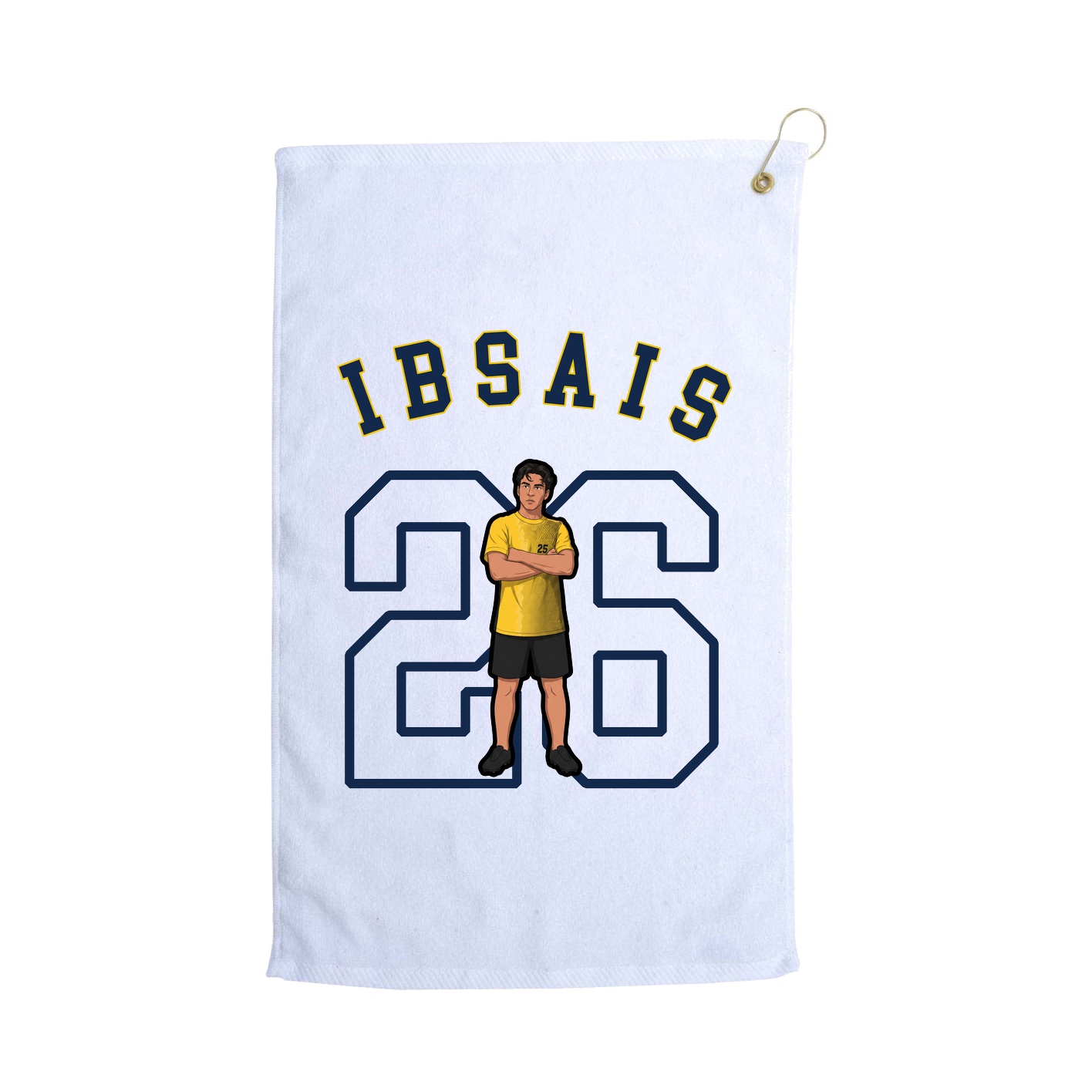 Golf Towel — Shirsey Arch in White