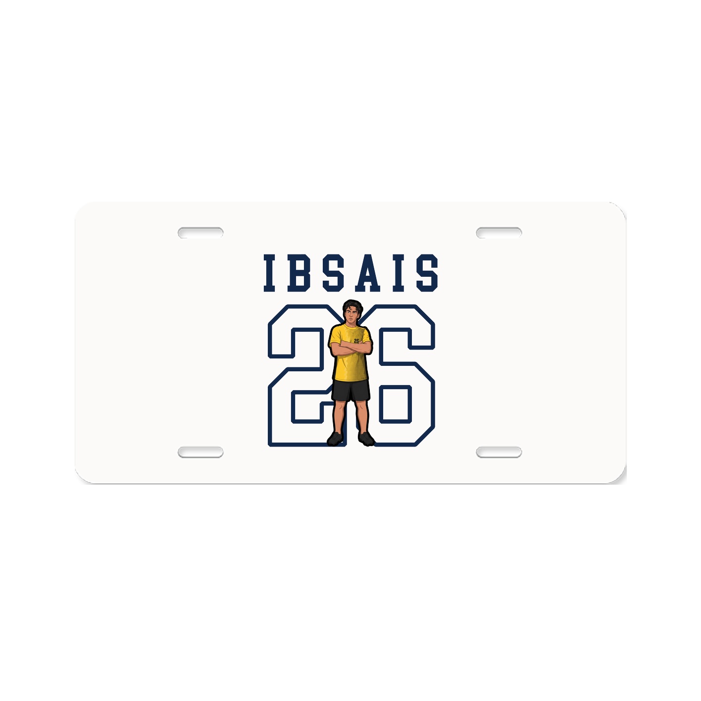 License Plate — Shirsey in Classic