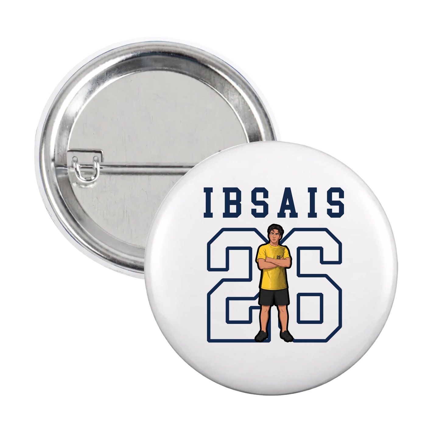 Game Day Button — Shirsey in White