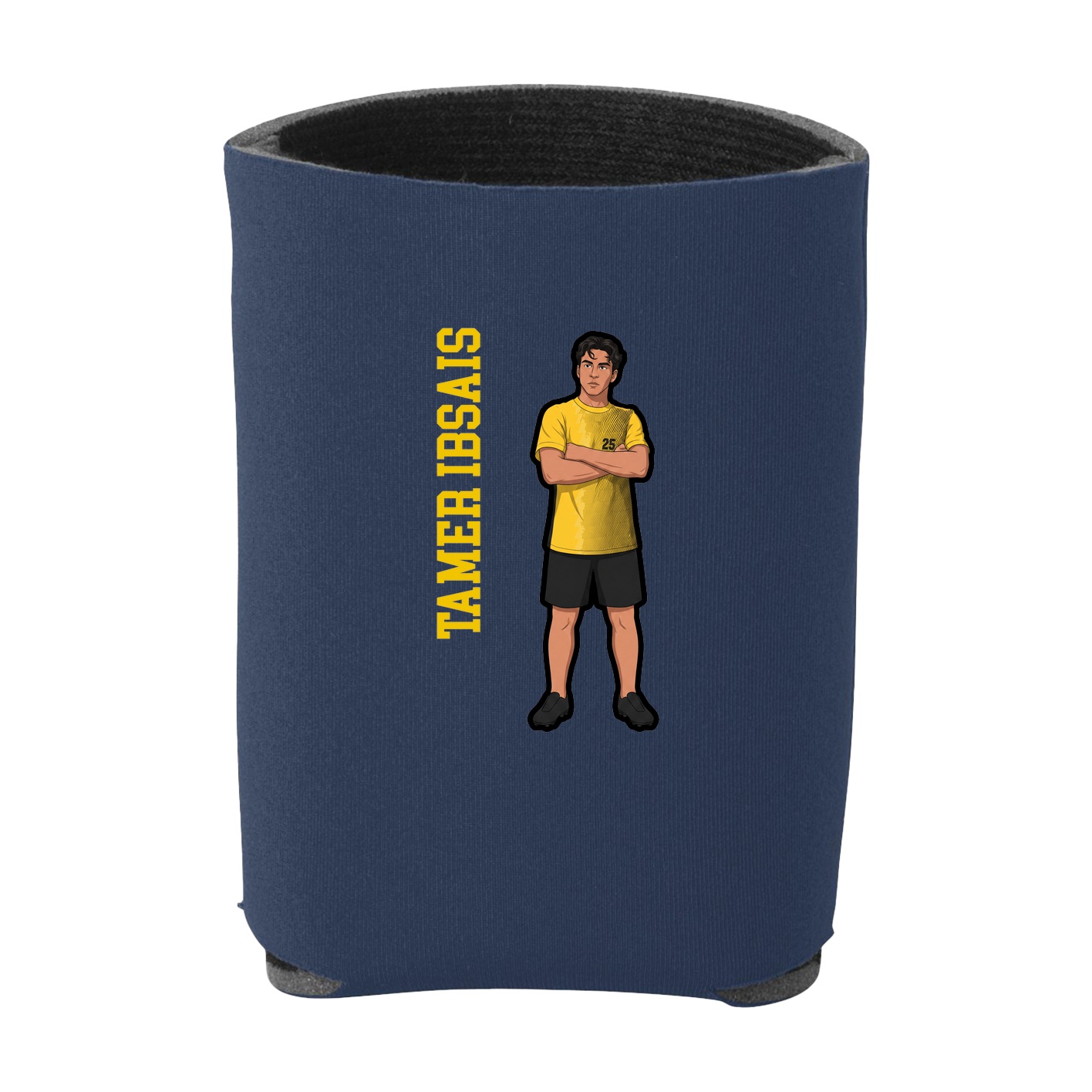 Can Holder — Name Vertical in Navy