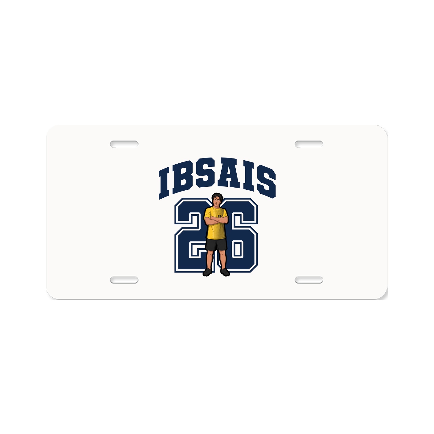 License Plate — Number in Classic