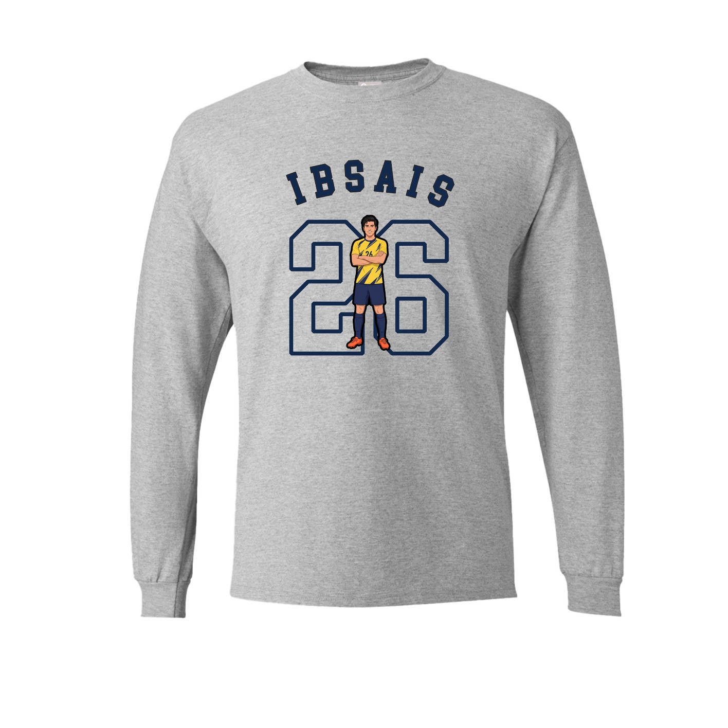 Long Sleeve Tee — Shirsey Arch in Grey