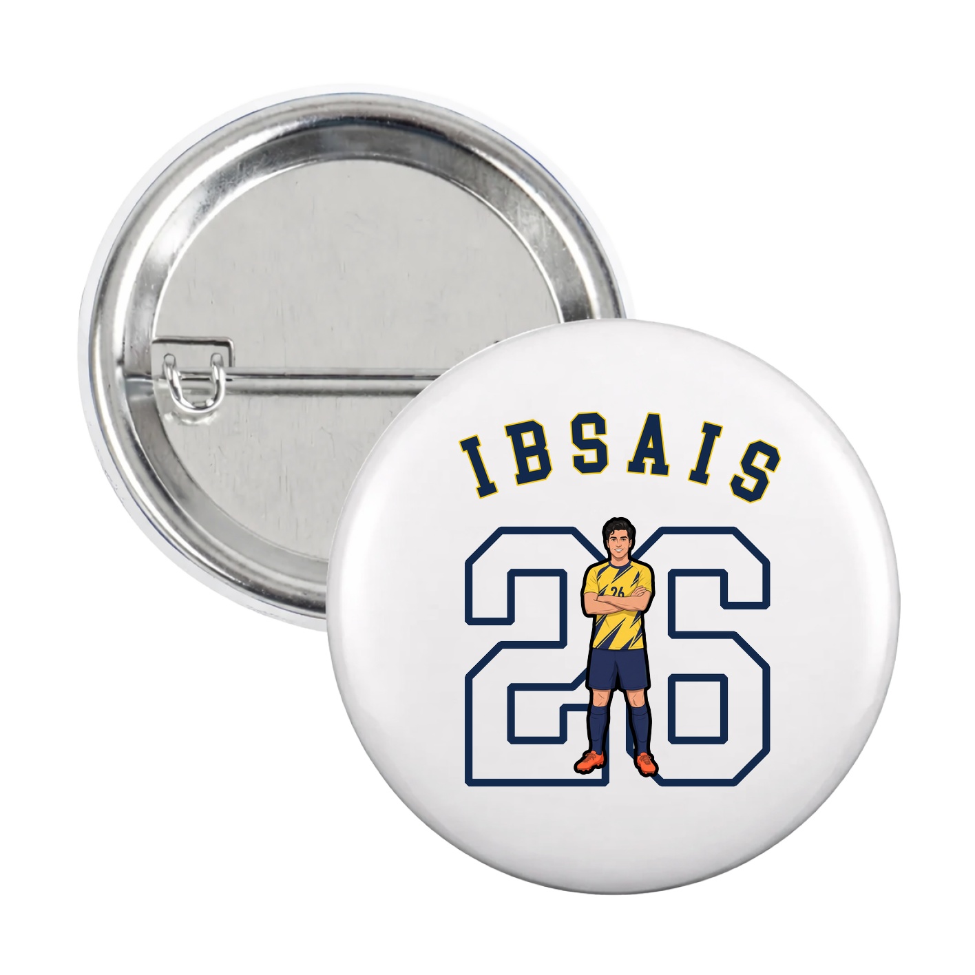 Game Day Button — Shirsey Arch in White