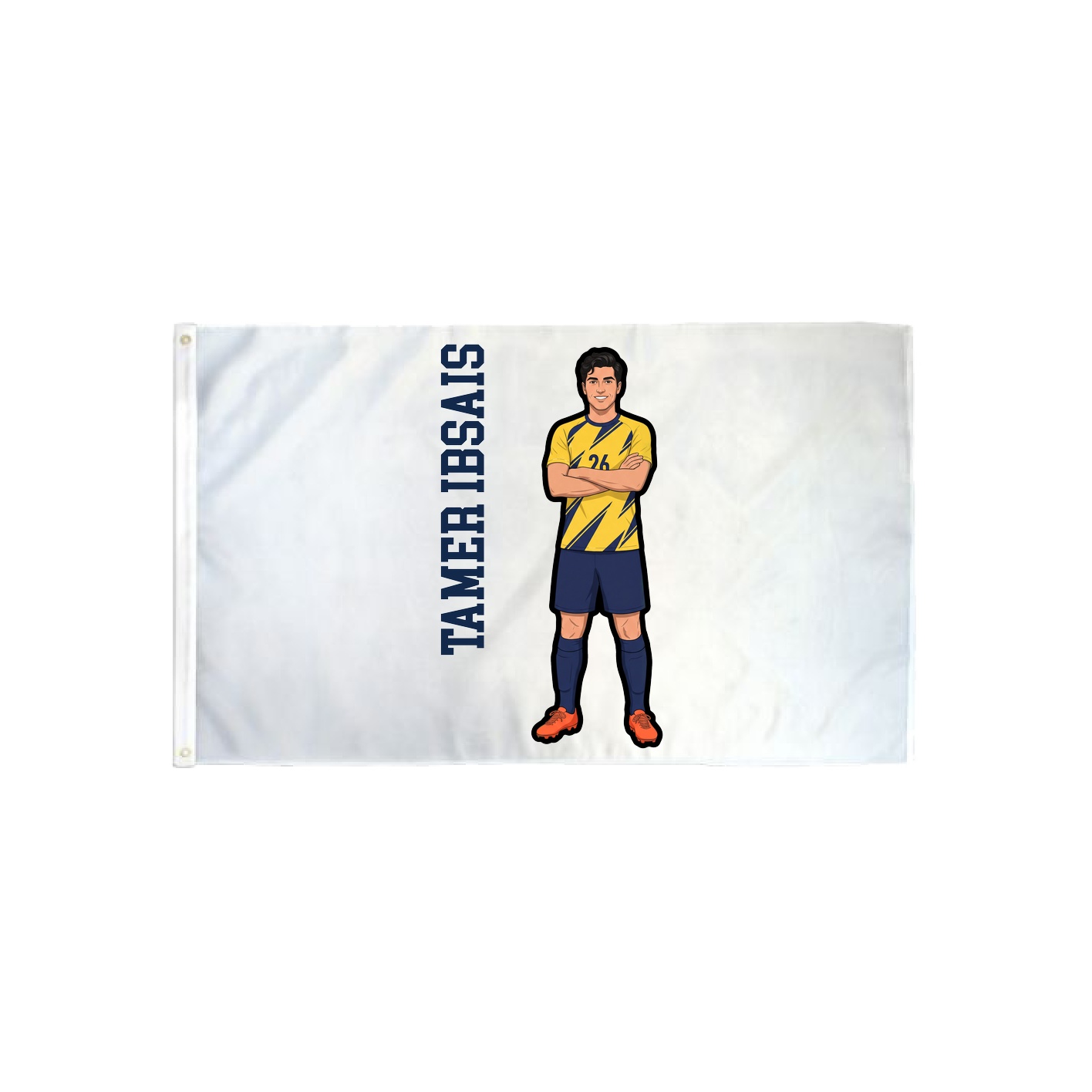 3x5 Flag — Name Vertical in Classic
