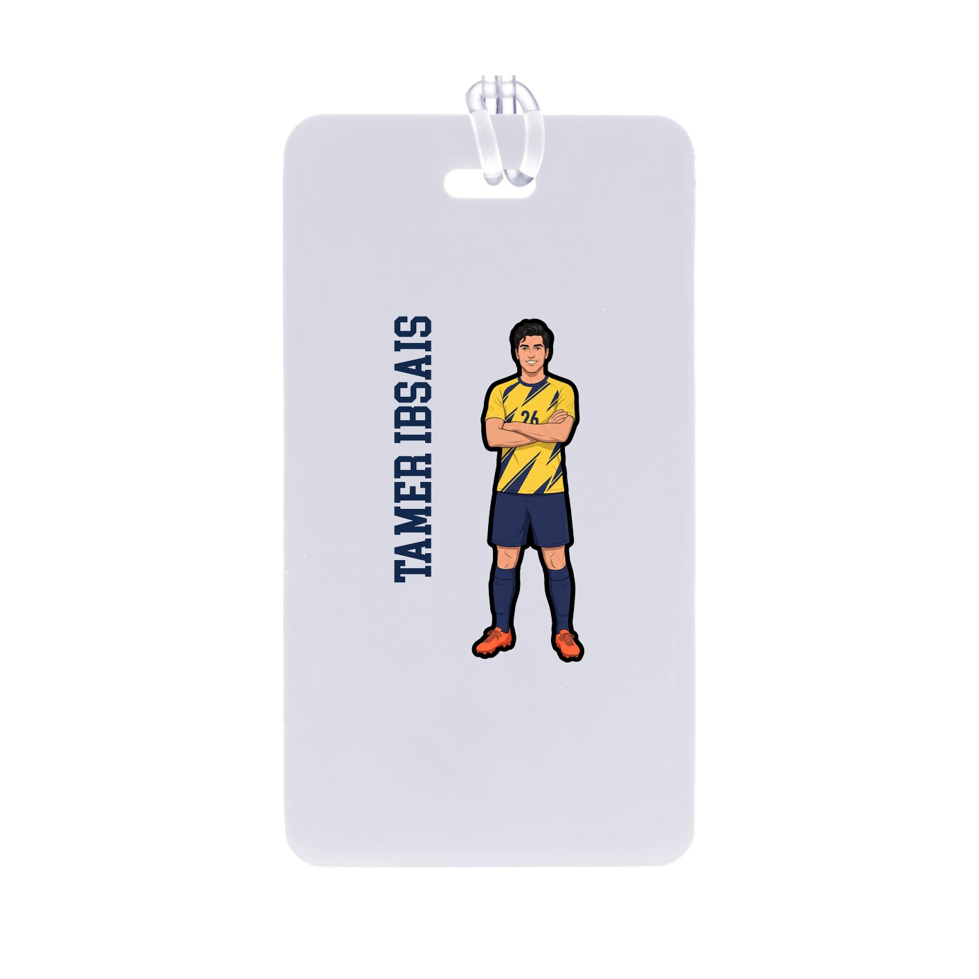 Bag Tag — Name Vertical in Classic