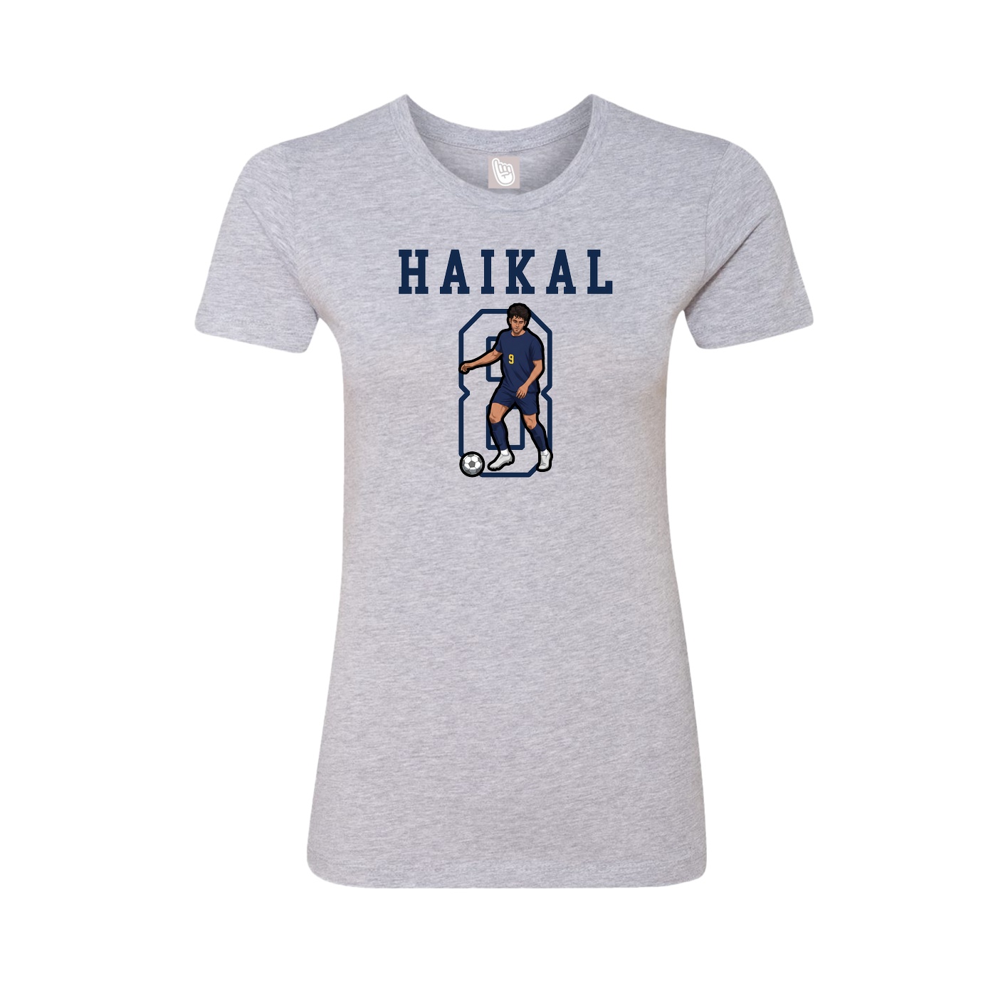 Fitted Women's Tee — Shirsey in Grey
