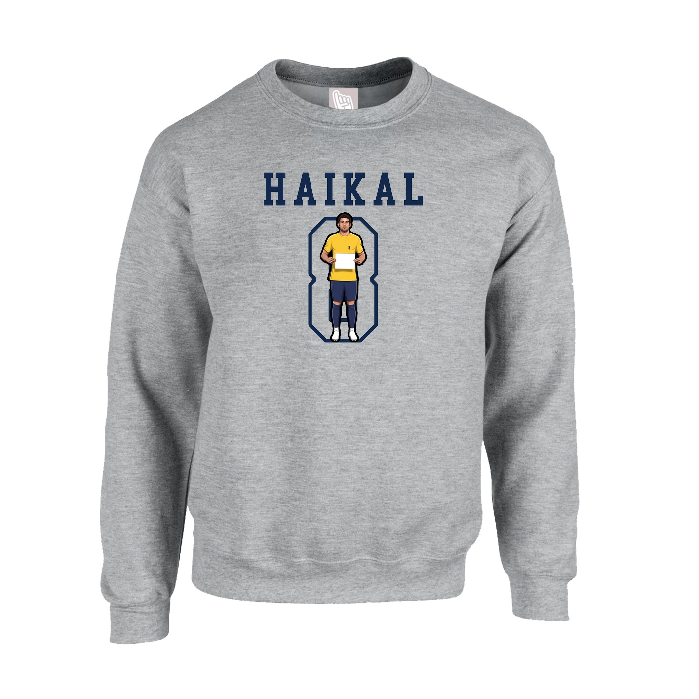 Fleece Crew — Shirsey in Grey