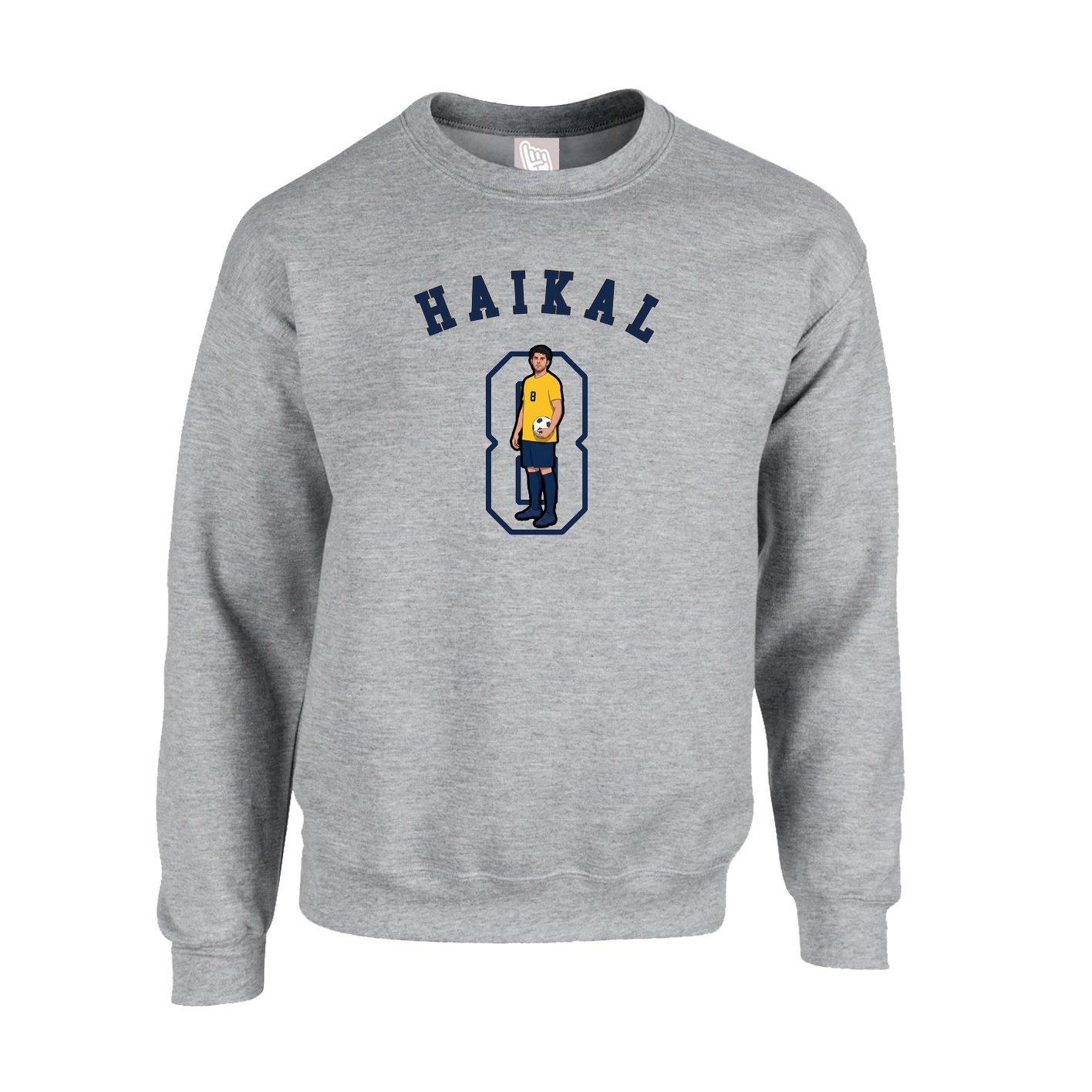 Fleece Crew — Shirsey Arch in Grey