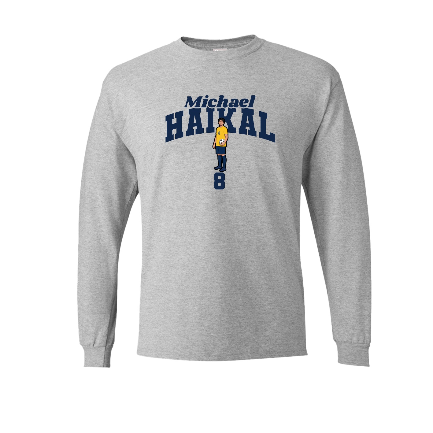 Long Sleeve Tee — Signature Arch in Grey