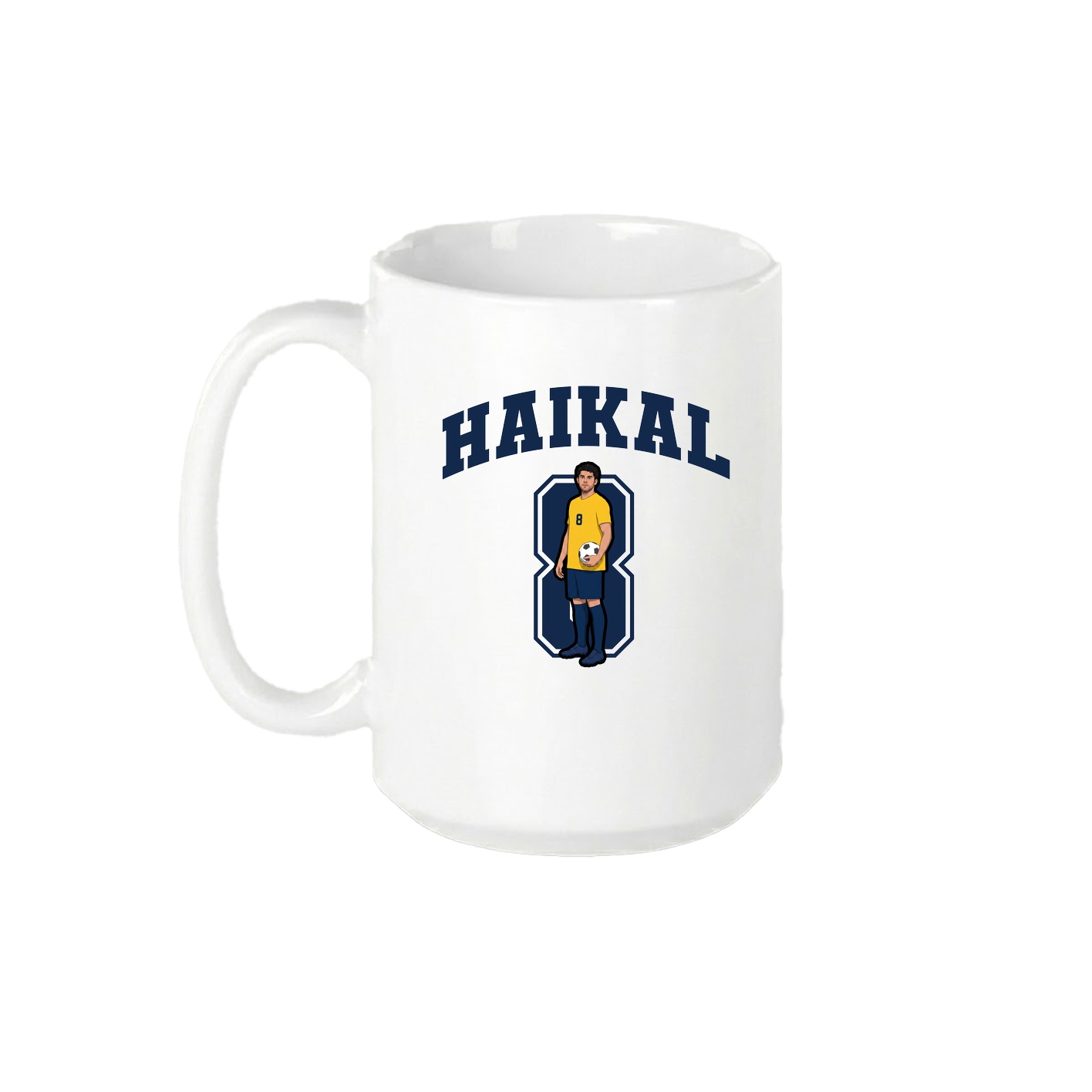 15oz Coffee Mug — Number in White