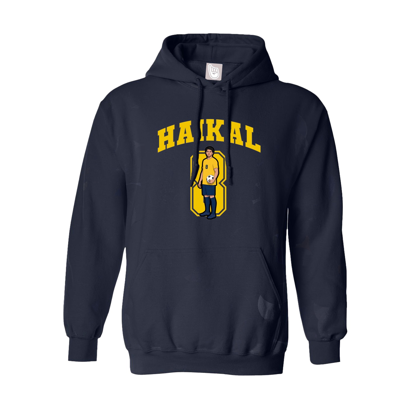 Hoodie — Number in Navy