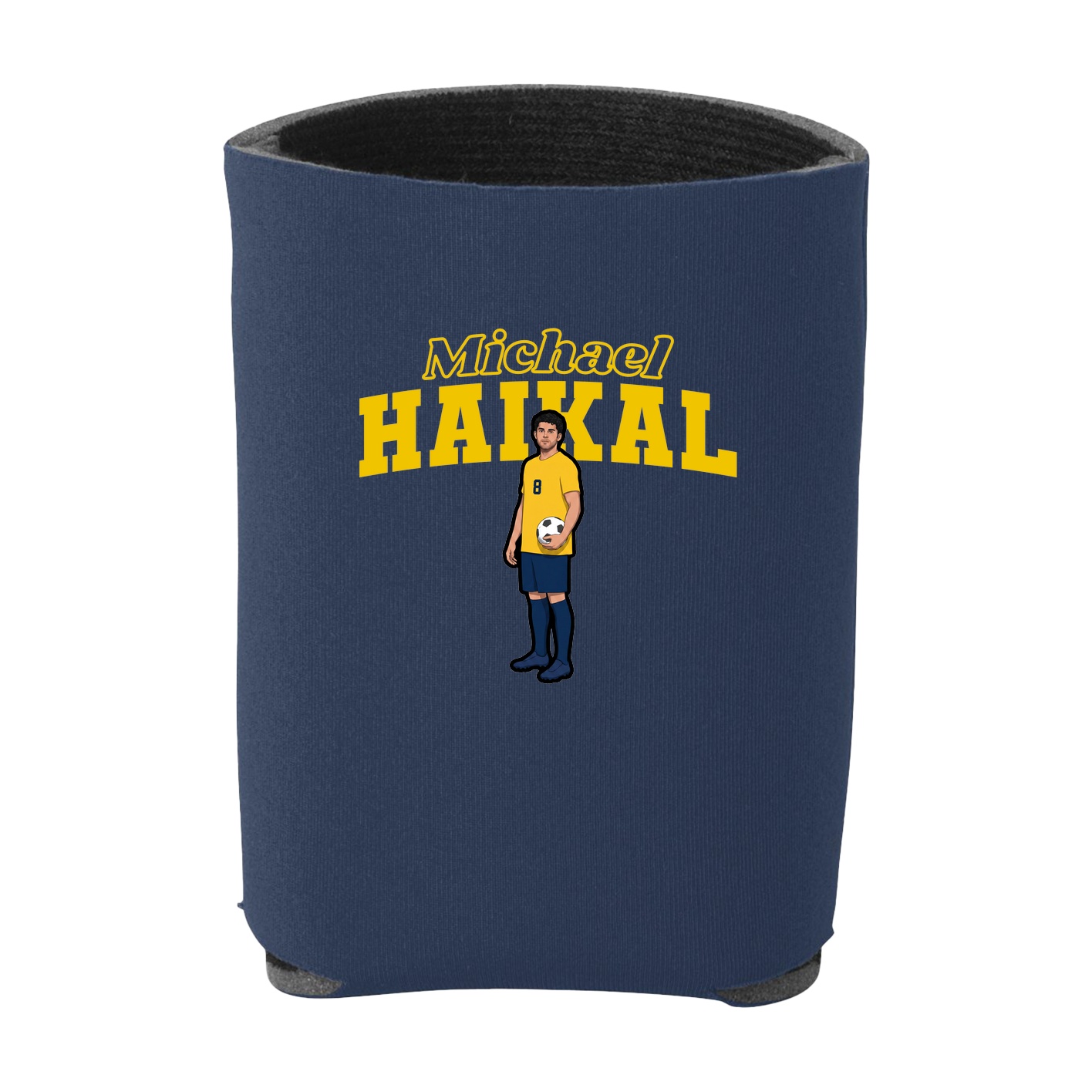 Can Holder — Name Arch in Navy